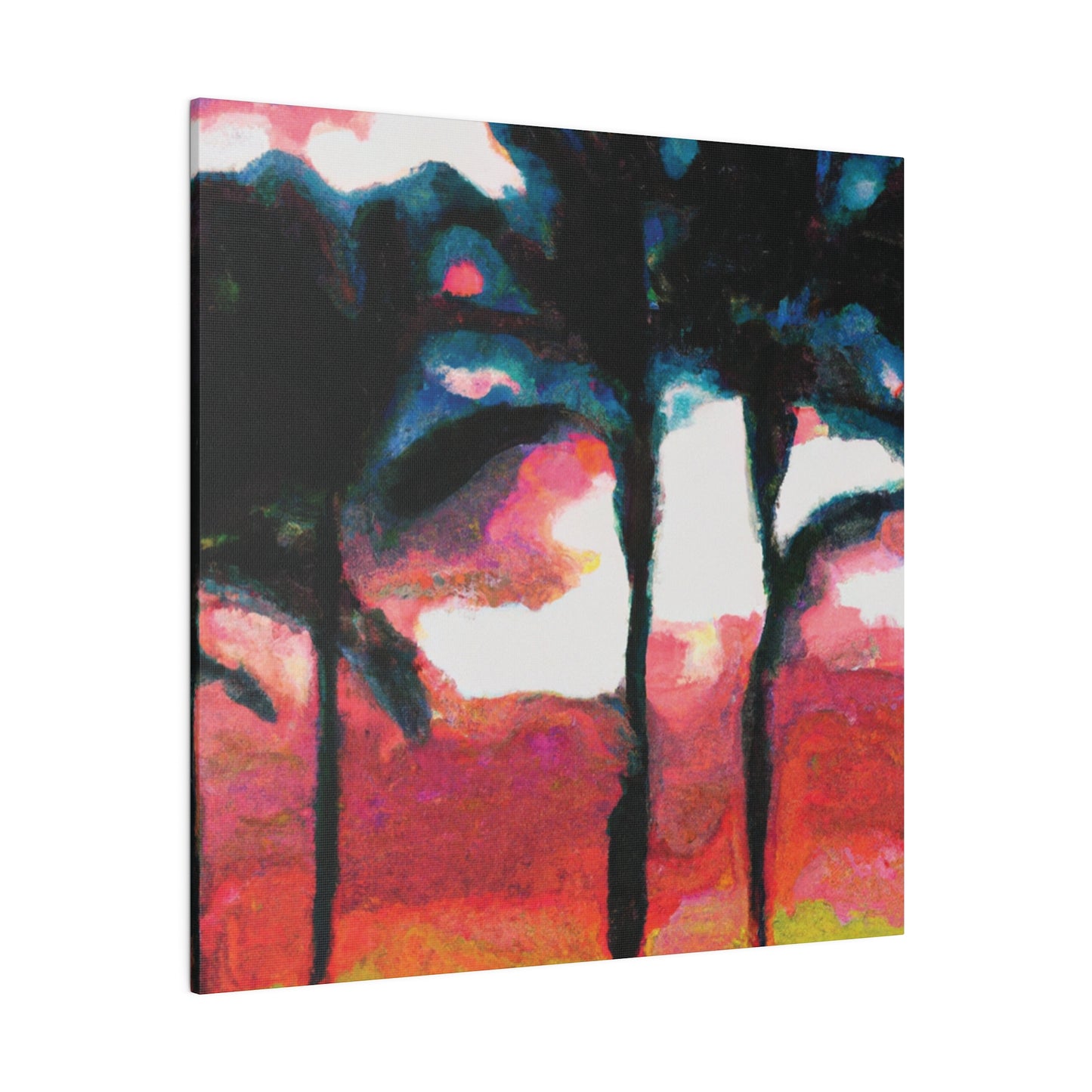 9677K - Miami Beach Sunset Painting Print | Miami | Beach | Sunset | Poster | Home Decor | Wall Art | Canvas