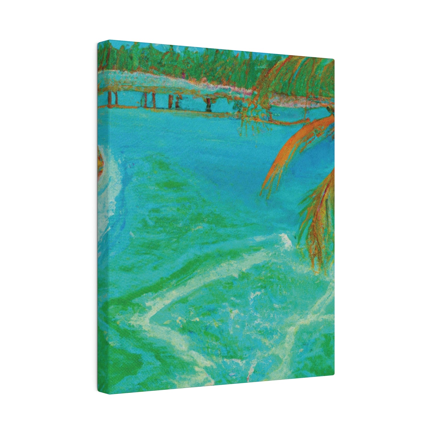 8864B - Bahamas Ocean Painting Print | Bahamas | Ocean | Beach | Poster | Home Decor | Wall Art | Canvas