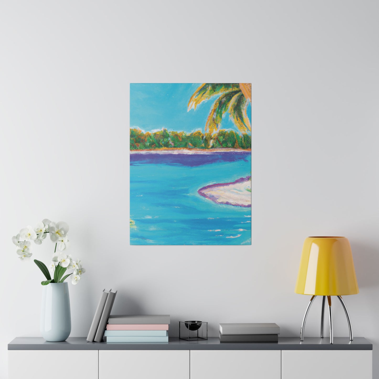 6781B - Bahamas Ocean Painting Print | Bahamas | Ocean | Beach | Poster | Home Decor | Wall Art | Canvas