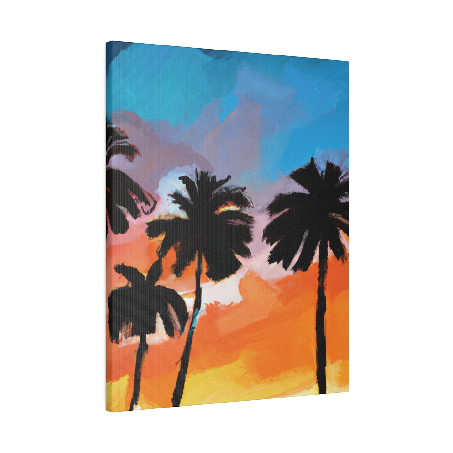 7010V - Miami Beach Sunset Painting Print | Miami | Beach | Sunset | Poster | Home Decor | Wall Art | Canvas