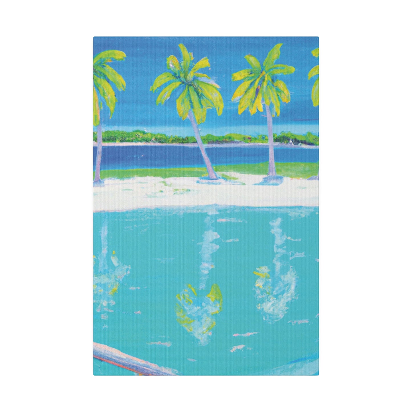 2196Z - Bahamas Ocean Painting Print | Bahamas | Ocean | Beach | Poster | Home Decor | Wall Art | Canvas