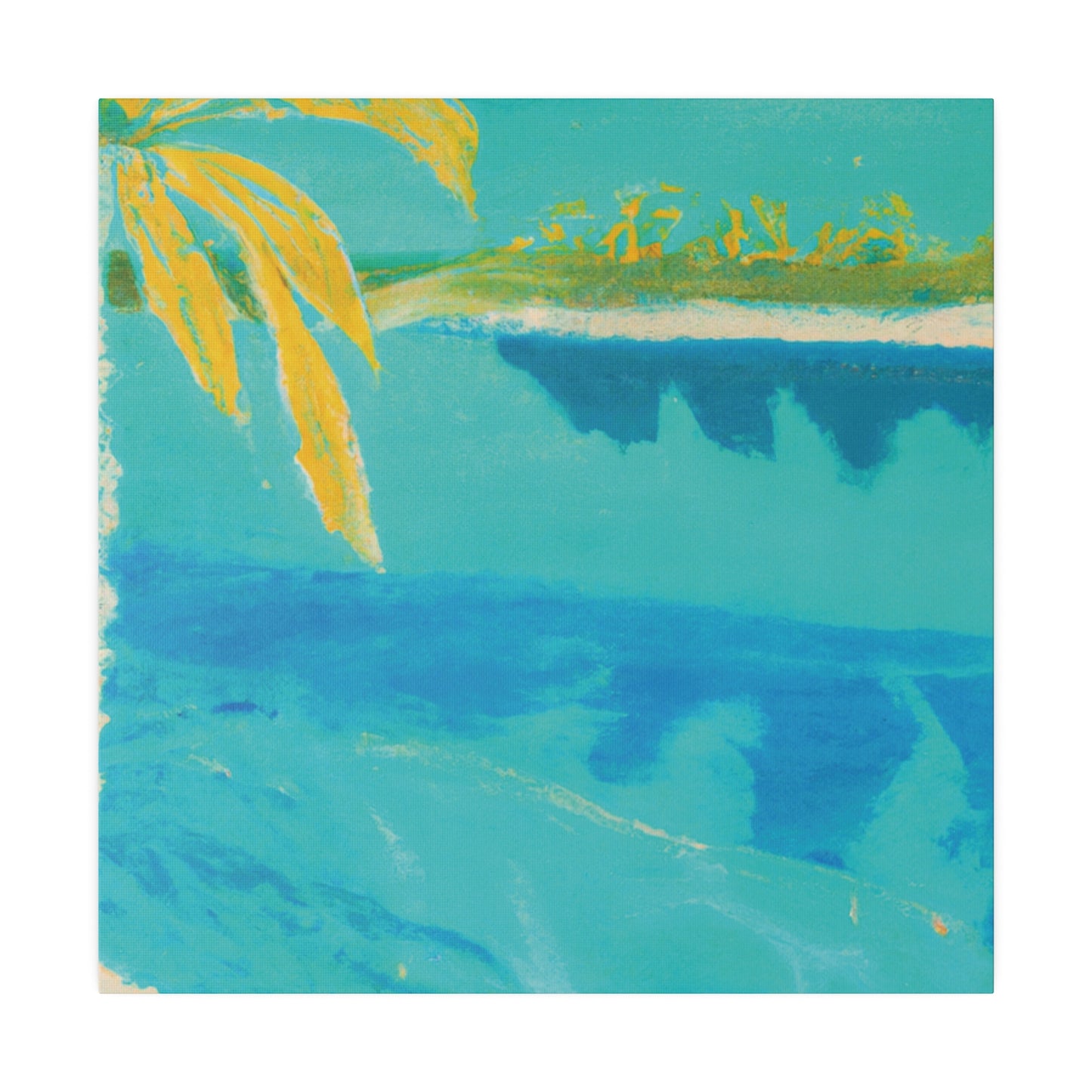 9110Q - Bahamas Ocean Painting Print | Bahamas | Ocean | Beach | Poster | Home Decor | Wall Art | Canvas