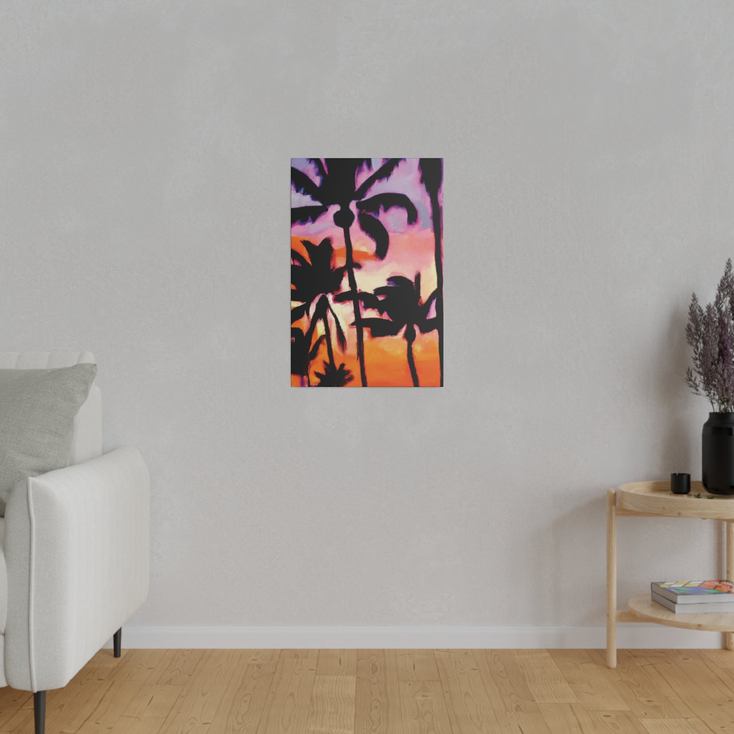 2090A - Miami Beach Sunset Painting Print | Miami | Beach | Sunset | Poster | Home Decor | Wall Art | Canvas