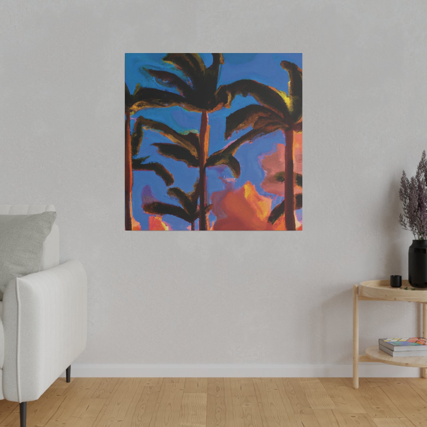 4464U - Miami Beach Sunset Painting Print | Miami | Beach | Sunset | Poster | Home Decor | Wall Art | Canvas