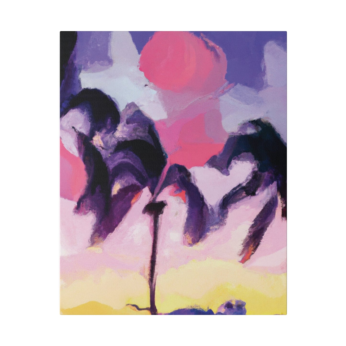 8189L - Miami Beach Sunset Painting Print | Miami | Beach | Sunset | Poster | Home Decor | Wall Art | Canvas