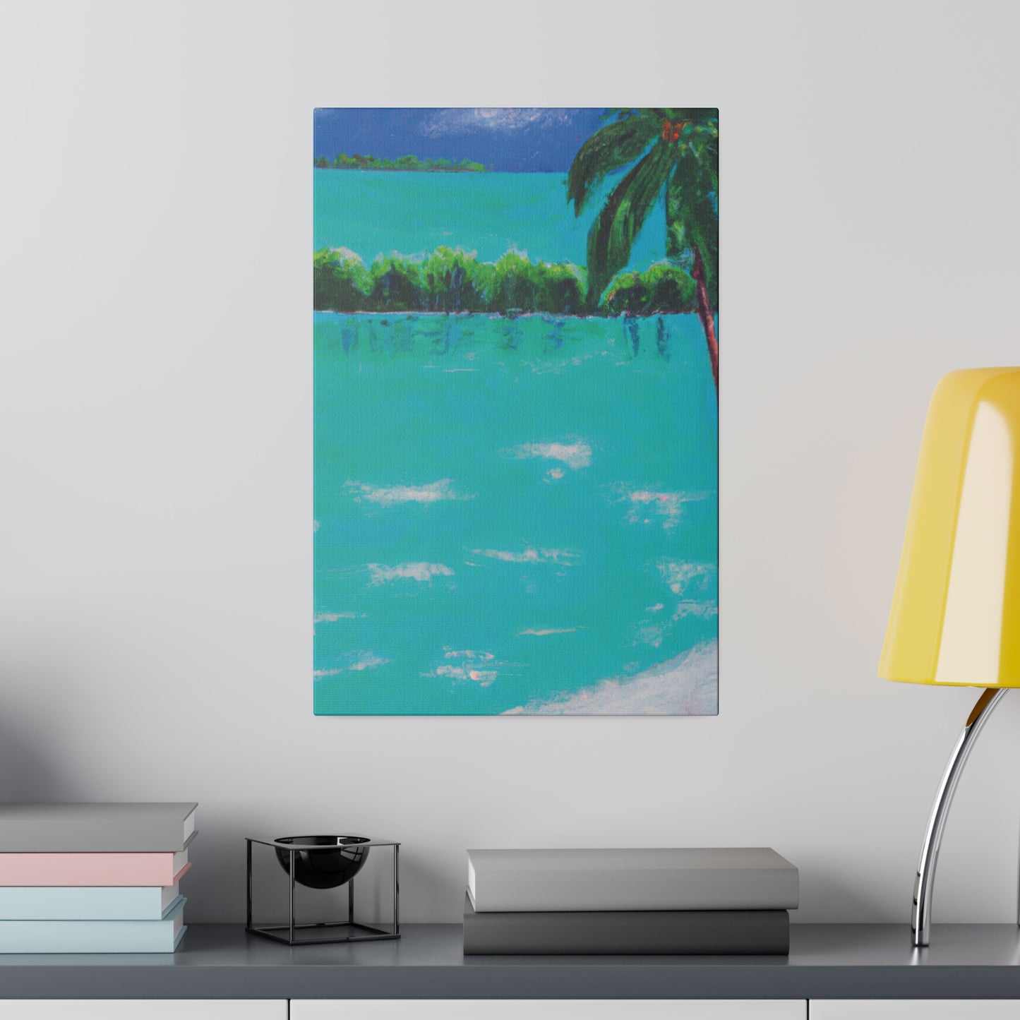 9108Q - Bahamas Ocean Painting Print | Bahamas | Ocean | Beach | Poster | Home Decor | Wall Art | Canvas