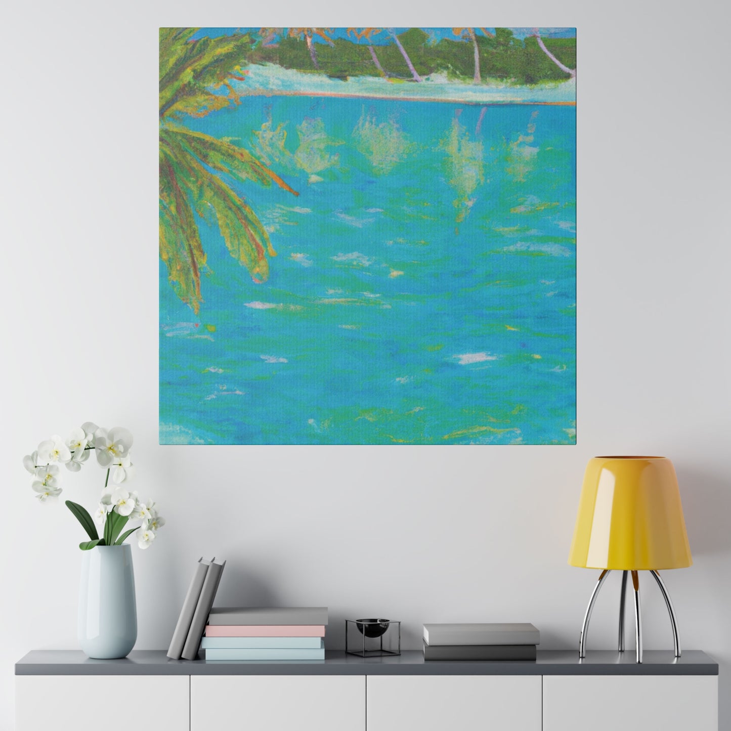 1767P - Bahamas Ocean Painting Print | Bahamas | Ocean | Beach | Poster | Home Decor | Wall Art | Canvas