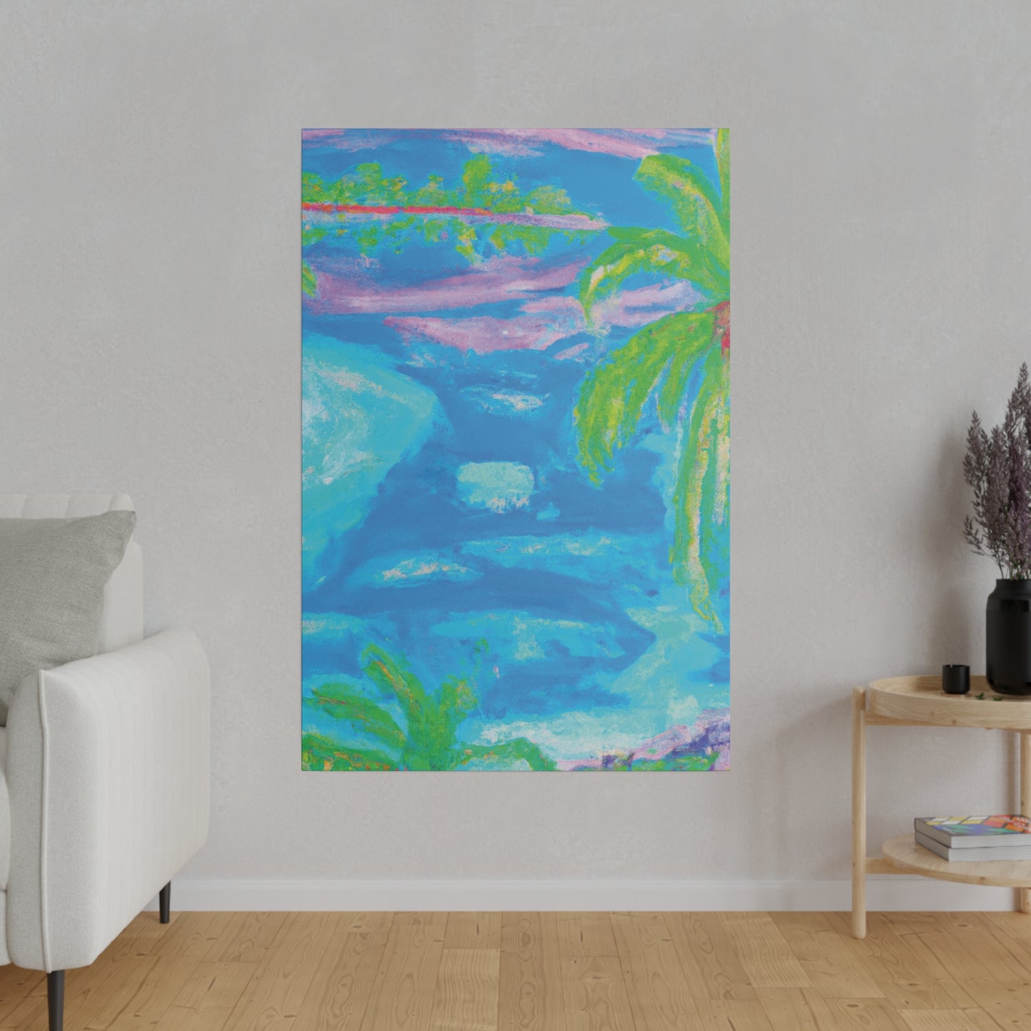 254A - Bahamas Ocean Painting Print | Bahamas | Ocean | Beach | Poster | Home Decor | Wall Art | Canvas