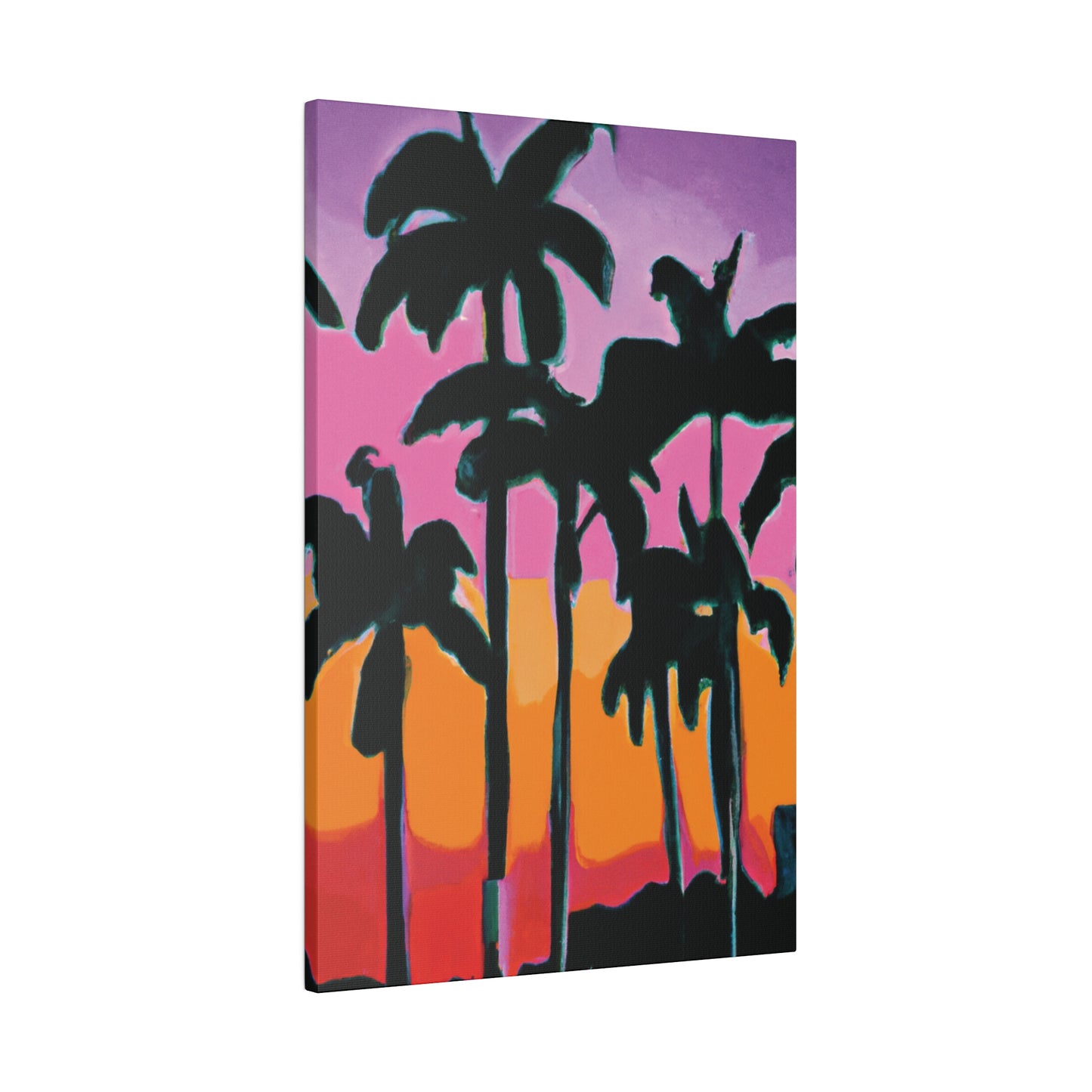 5108P - Miami Beach Sunset Painting Print | Miami | Beach | Sunset | Poster | Home Decor | Wall Art | Canvas