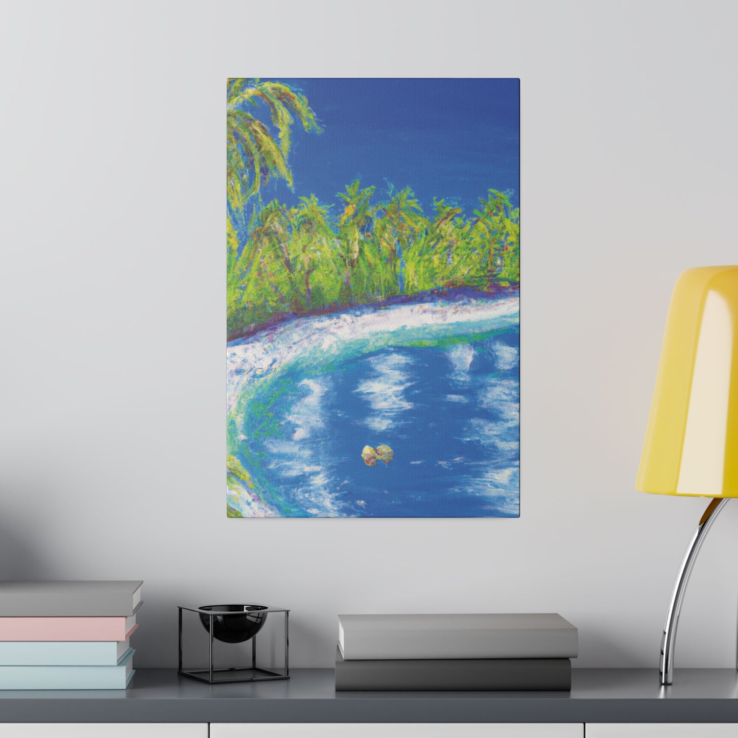 3798C - Bahamas Ocean Painting Print | Bahamas | Ocean | Beach | Poster | Home Decor | Wall Art | Canvas