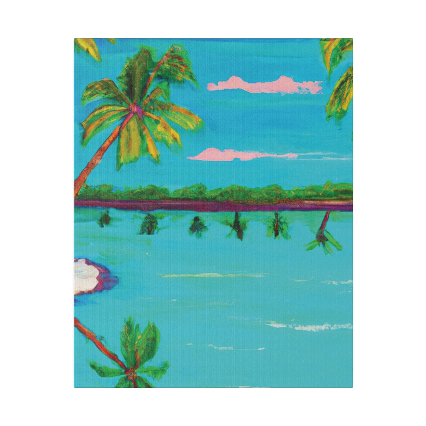 3739G - Bahamas Ocean Painting Print | Bahamas | Ocean | Beach | Poster | Home Decor | Wall Art | Canvas