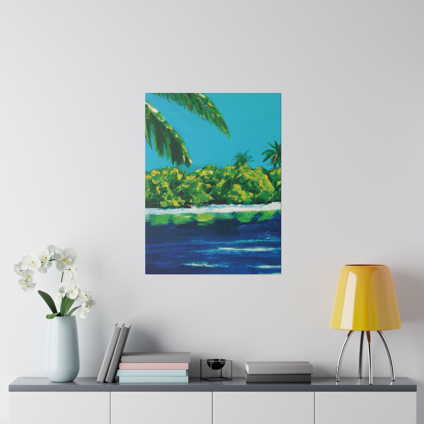 2473X - Bahamas Ocean Painting Print | Bahamas | Ocean | Beach | Poster | Home Decor | Wall Art | Canvas