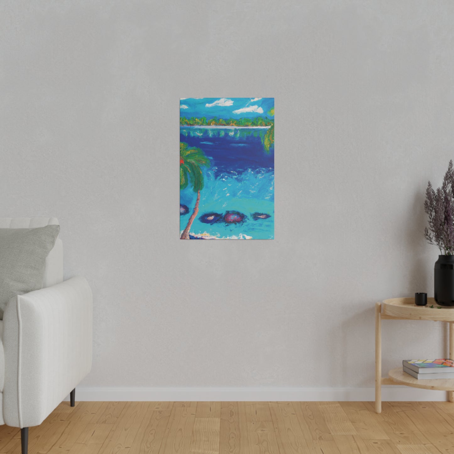 9850E - Bahamas Ocean Painting Print | Bahamas | Ocean | Beach | Poster | Home Decor | Wall Art | Canvas