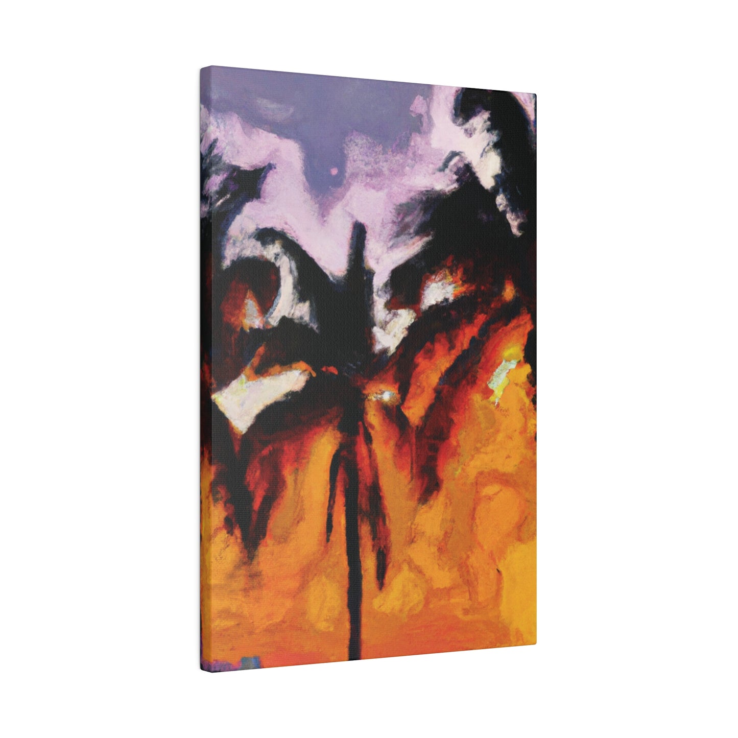 2537V - Miami Beach Sunset Painting Print | Miami | Beach | Sunset | Poster | Home Decor | Wall Art | Canvas