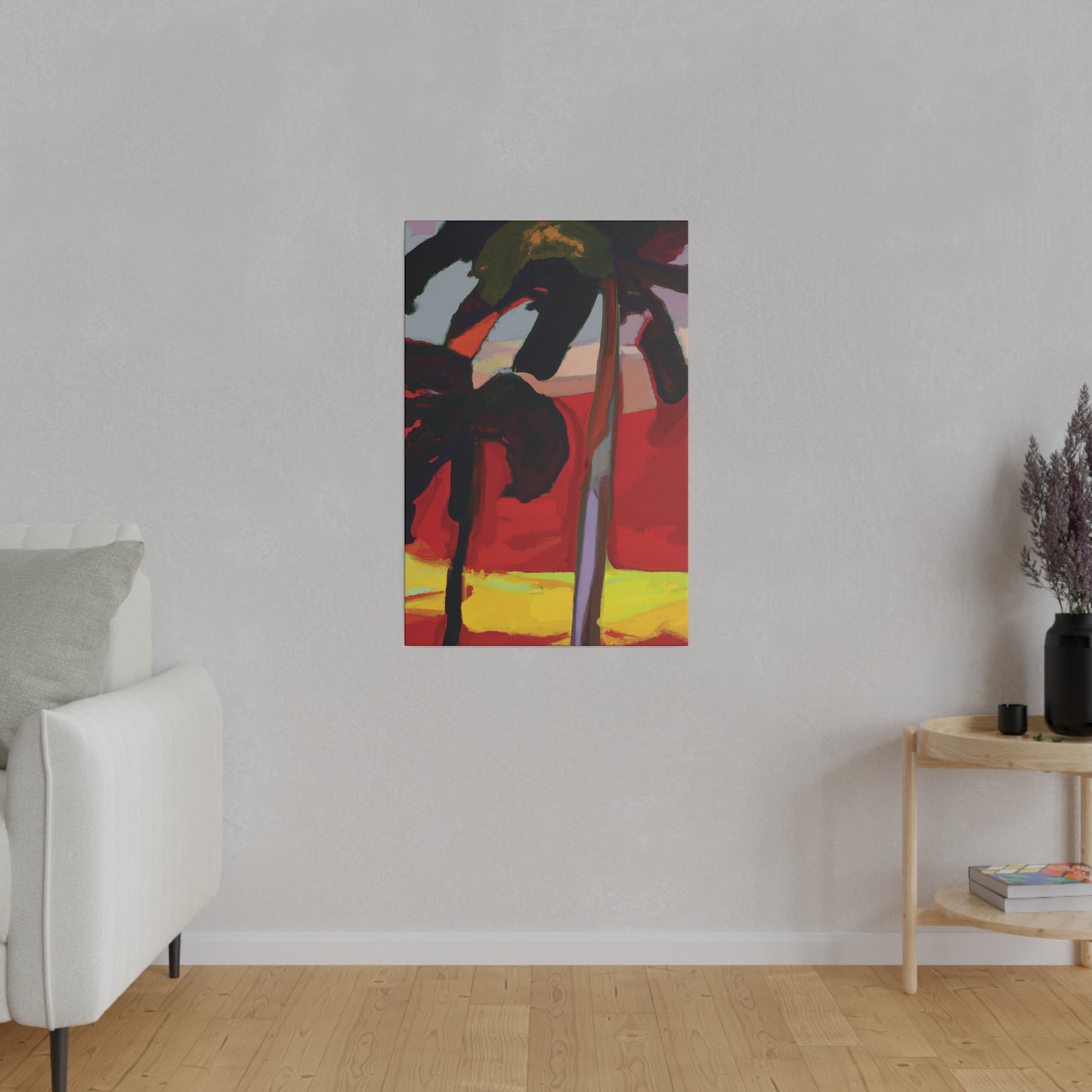 7849V - Miami Beach Sunset Painting Print | Miami | Beach | Sunset | Poster | Home Decor | Wall Art | Canvas