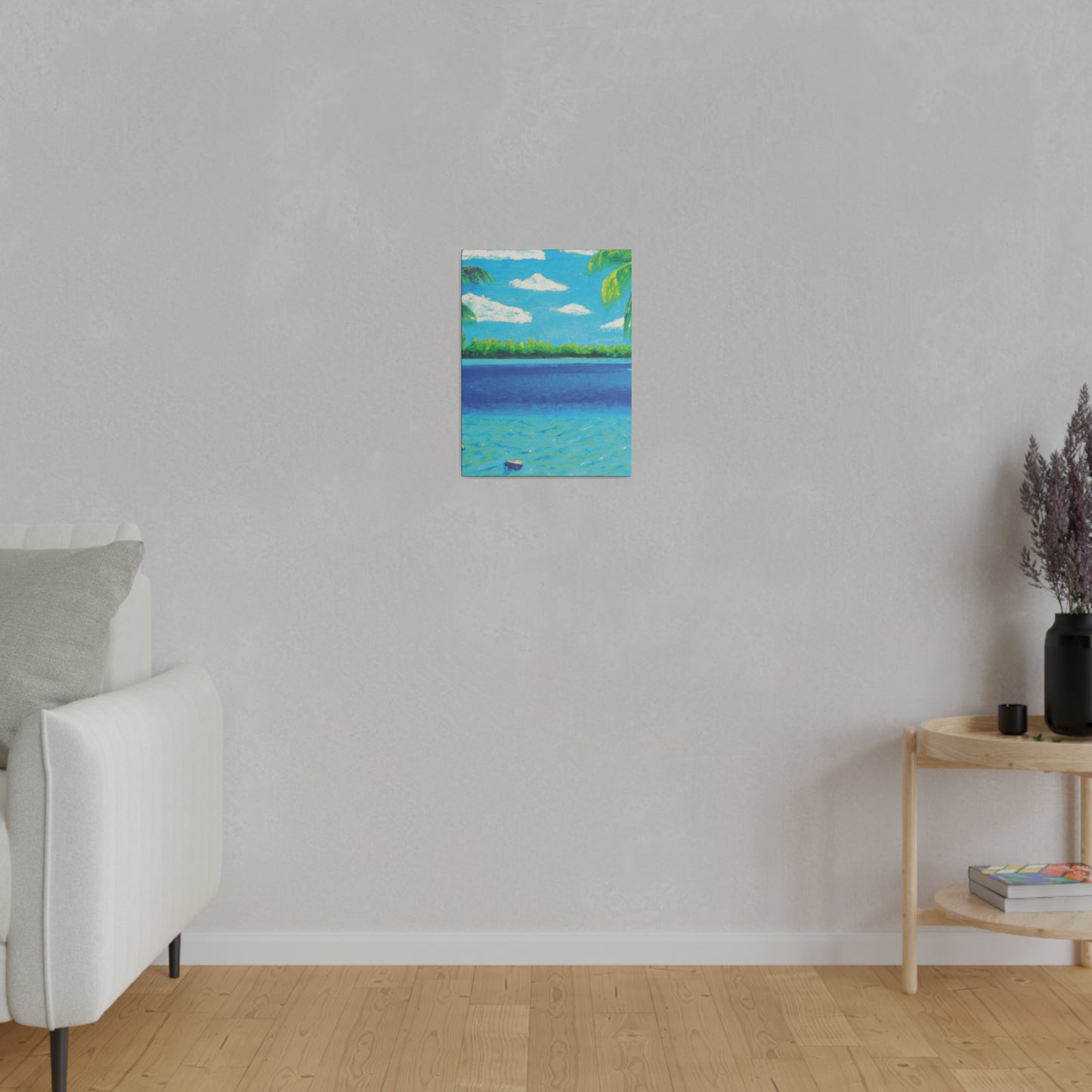 4513K - Bahamas Ocean Painting Print | Bahamas | Ocean | Beach | Poster | Home Decor | Wall Art | Canvas