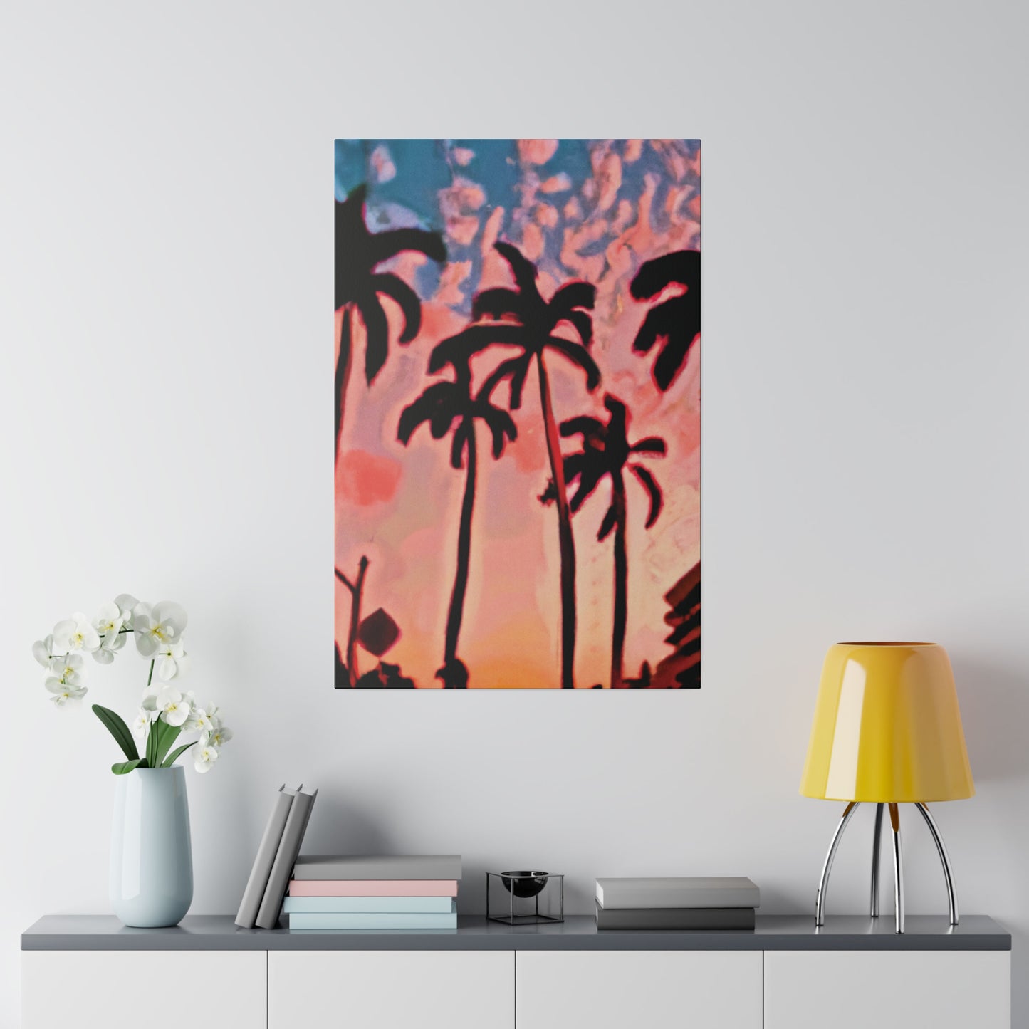 3784J - Miami Beach Sunset Painting Print | Miami | Beach | Sunset | Poster | Home Decor | Wall Art | Canvas