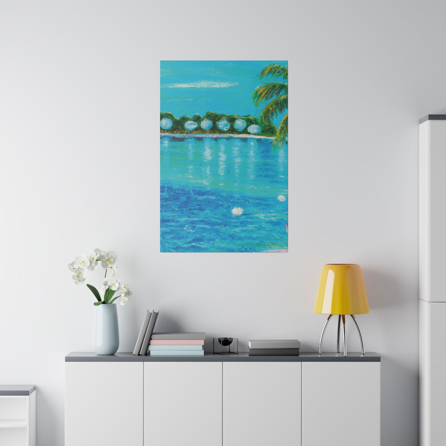 912X - Bahamas Ocean Painting Print | Bahamas | Ocean | Beach | Poster | Home Decor | Wall Art | Canvas