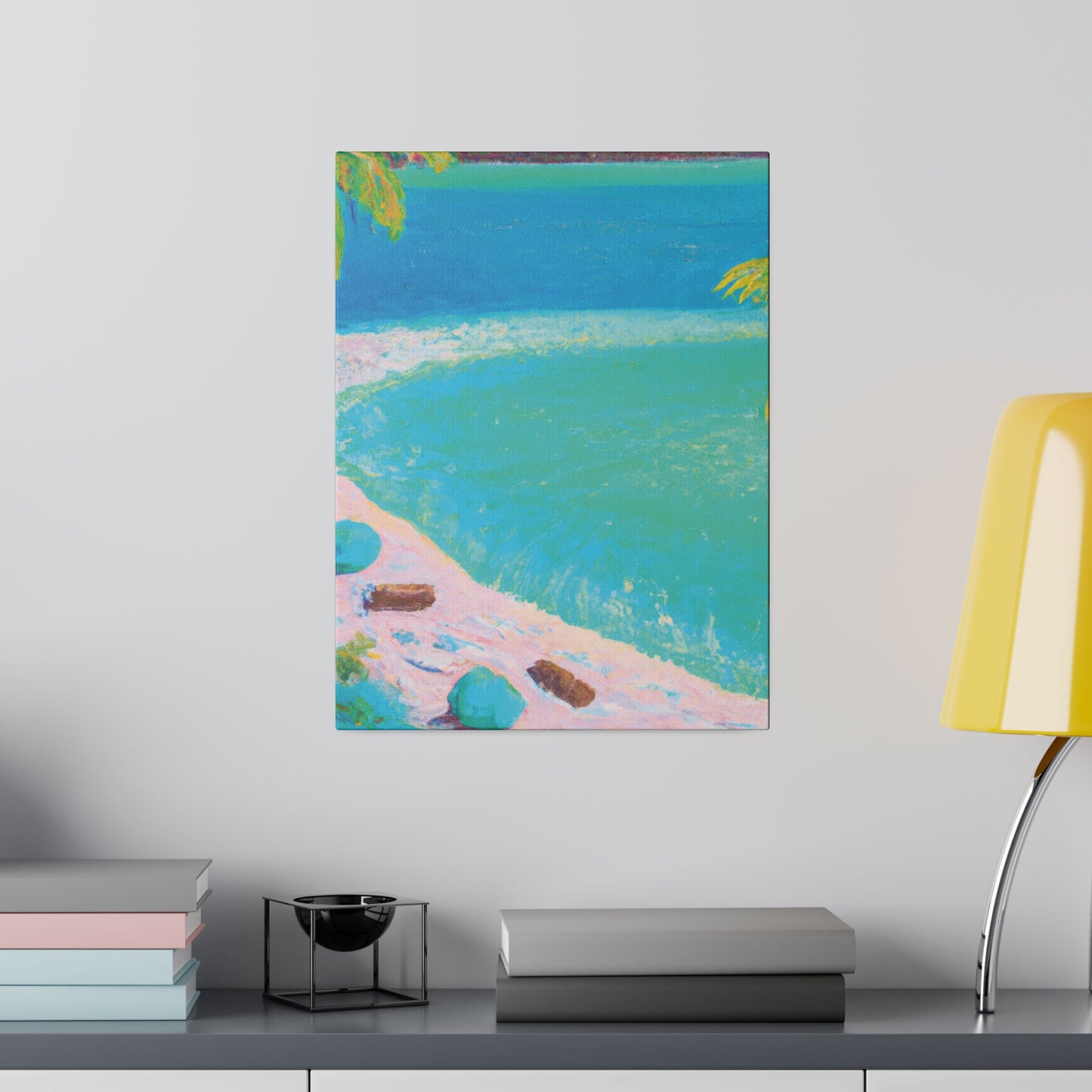 7342G - Bahamas Ocean Painting Print | Bahamas | Ocean | Beach | Poster | Home Decor | Wall Art | Canvas