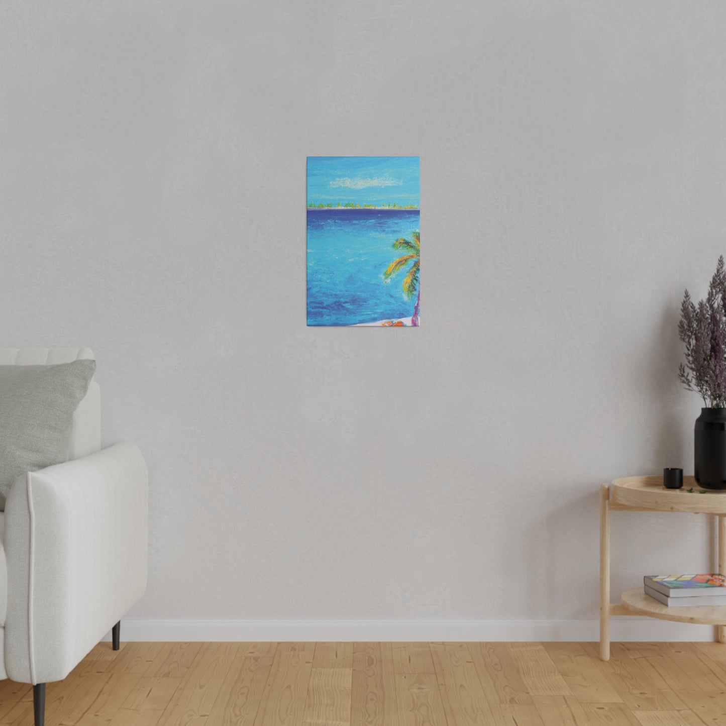 7666Q - Bahamas Ocean Painting Print | Bahamas | Ocean | Beach | Poster | Home Decor | Wall Art | Canvas