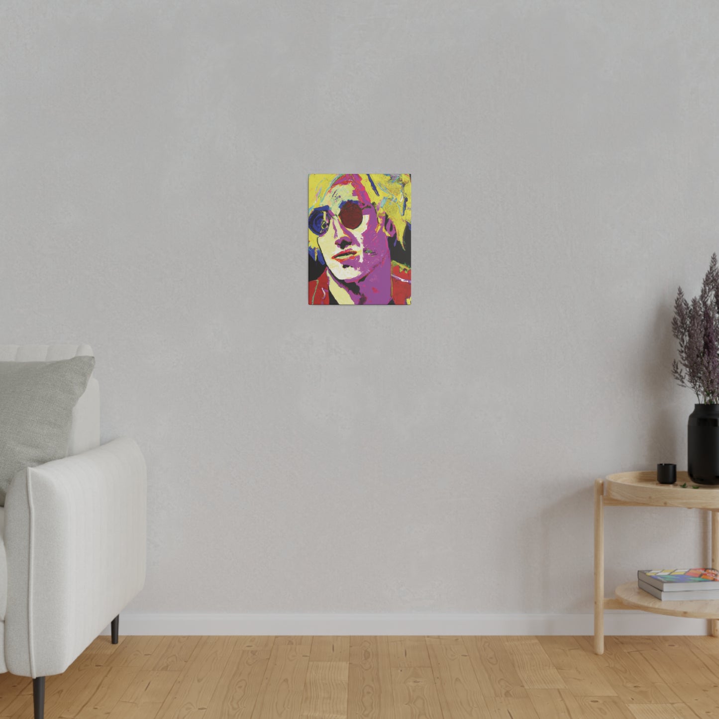 9642H - Rockstar Painting Print | Face | Abstract | Poster | Home Decor | Wall Art | Music Art | Canvas