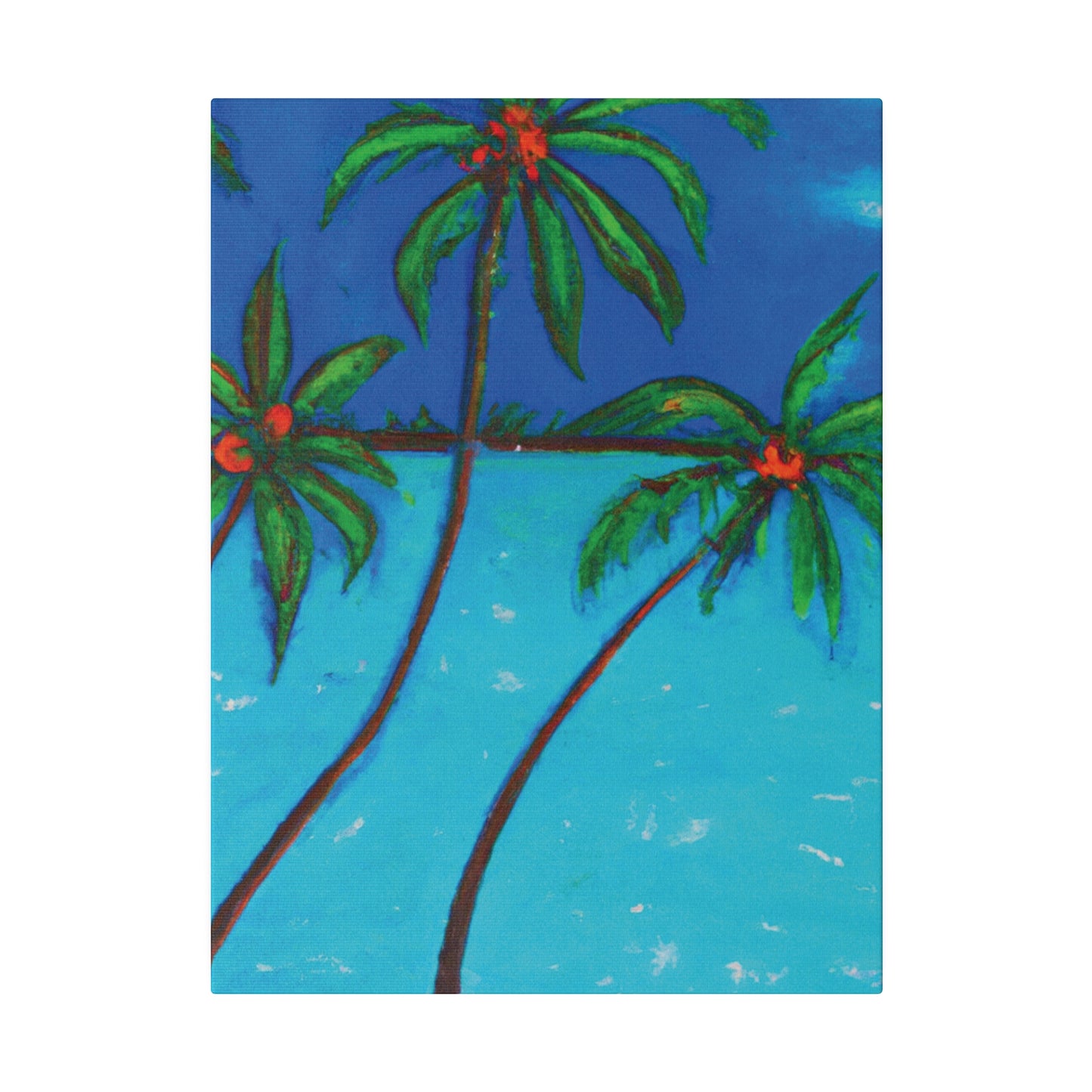 9305W - Bahamas Ocean Painting Print | Bahamas | Ocean | Beach | Poster | Home Decor | Wall Art | Canvas