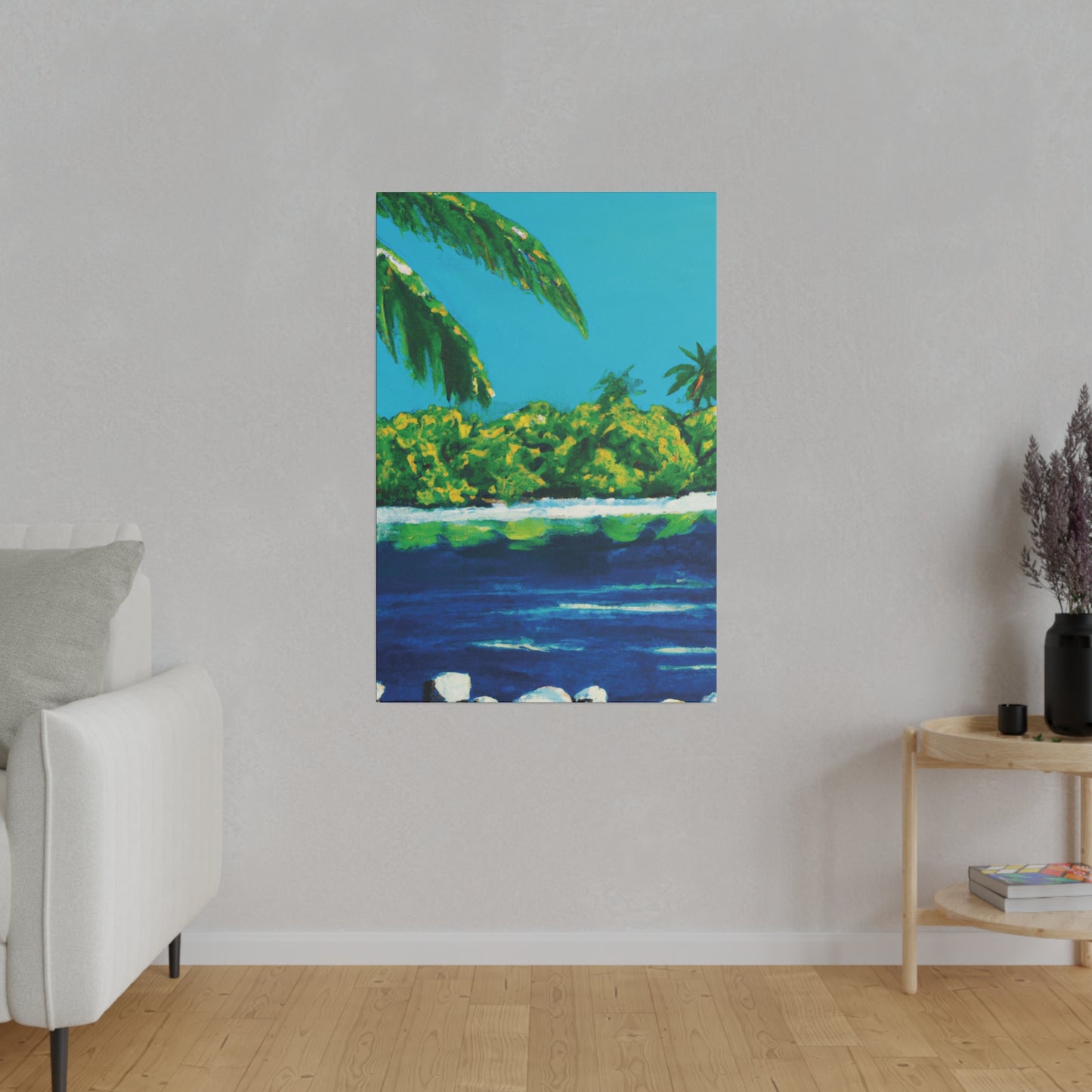 2473X - Bahamas Ocean Painting Print | Bahamas | Ocean | Beach | Poster | Home Decor | Wall Art | Canvas