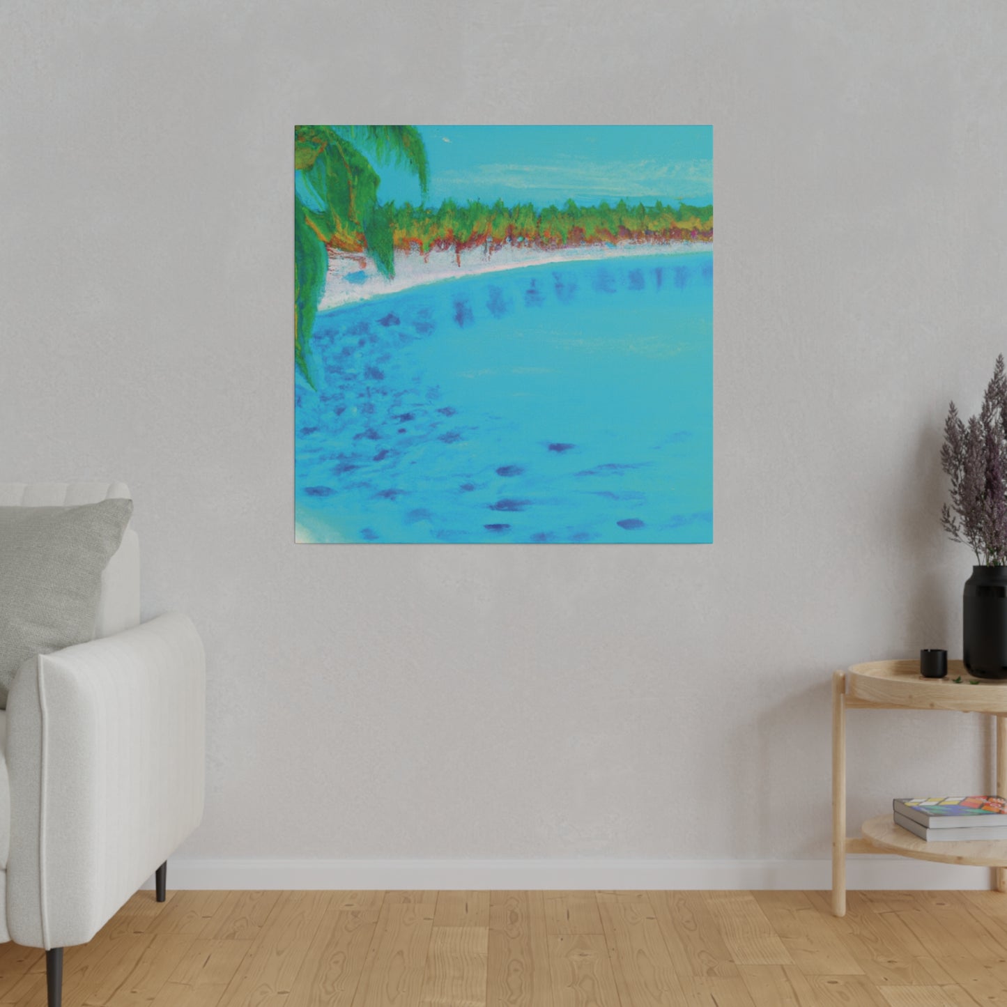 9677R - Bahamas Ocean Painting Print | Bahamas | Ocean | Beach | Poster | Home Decor | Wall Art | Canvas