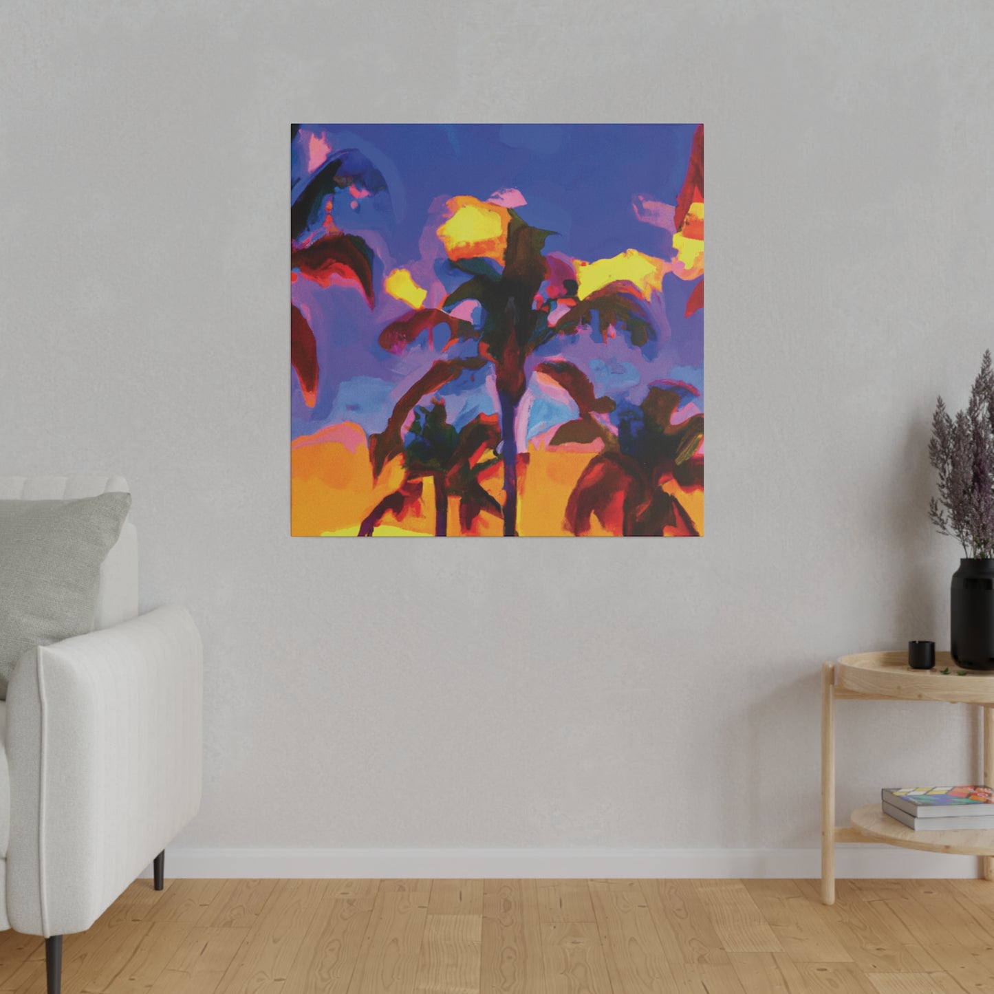 3162U - Miami Beach Sunset Painting Print | Miami | Beach | Sunset | Poster | Home Decor | Wall Art | Canvas