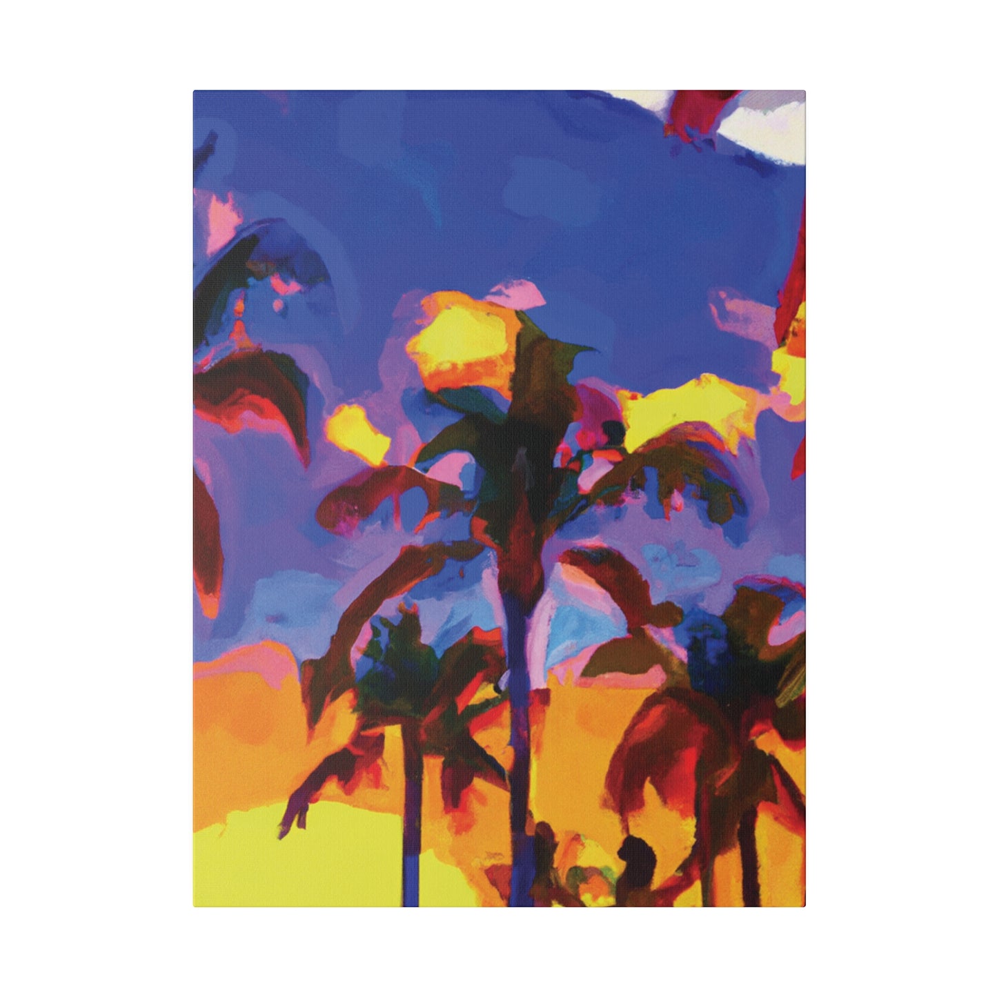 3162U - Miami Beach Sunset Painting Print | Miami | Beach | Sunset | Poster | Home Decor | Wall Art | Canvas