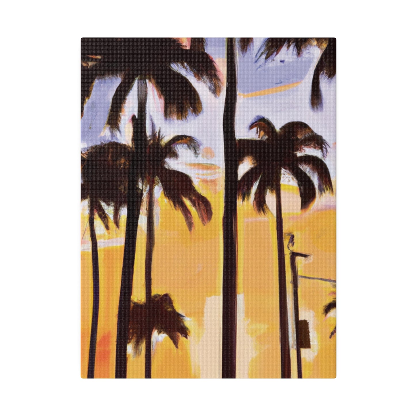 8392O - Miami Beach Sunset Painting Print | Miami | Beach | Sunset | Poster | Home Decor | Wall Art | Canvas