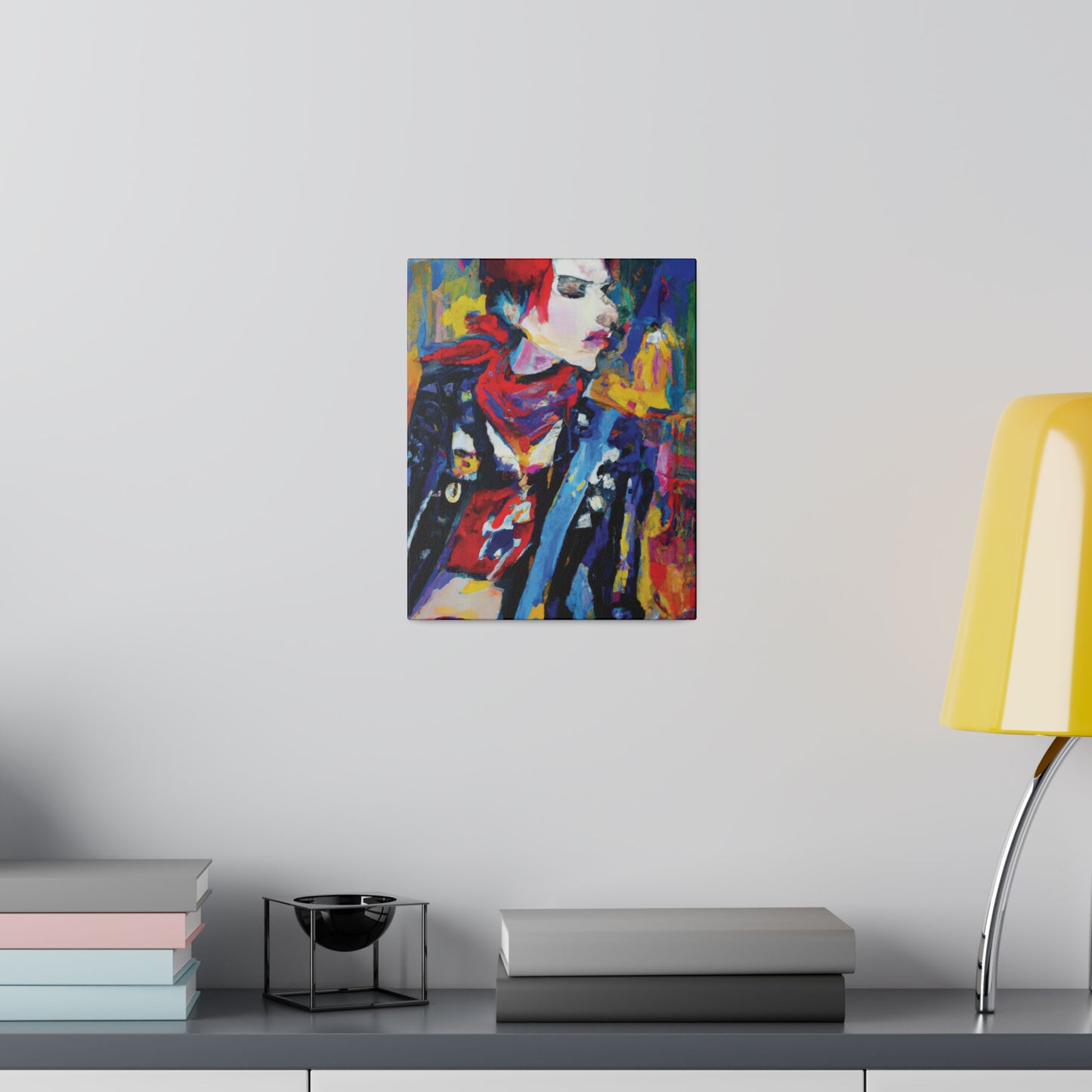 8996X - Rockstar Oil Painting Style Print | Poster | Home Decor | Wall Art | Music Art | Canvas