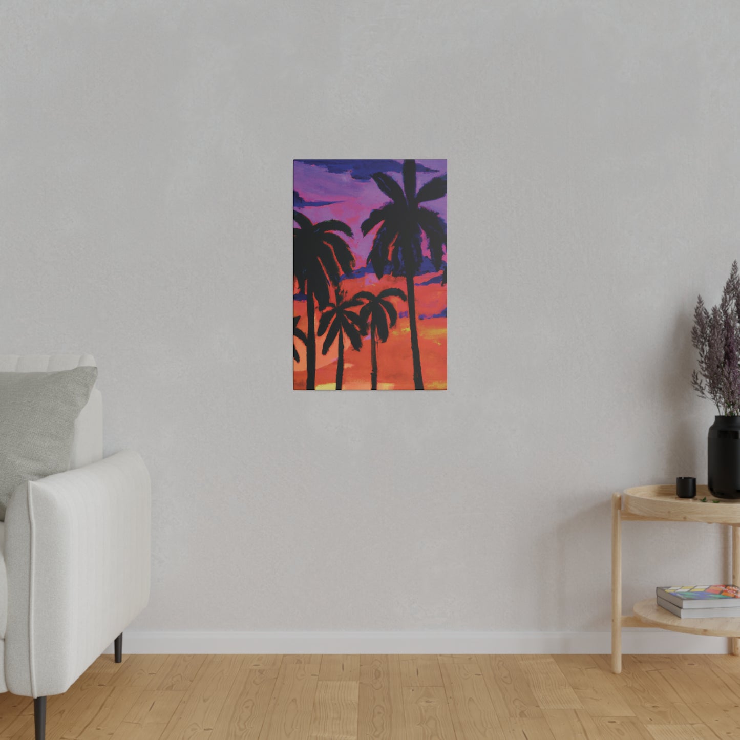 8314G - Miami Beach Sunset Painting Print | Miami | Beach | Sunset | Poster | Home Decor | Wall Art | Canvas