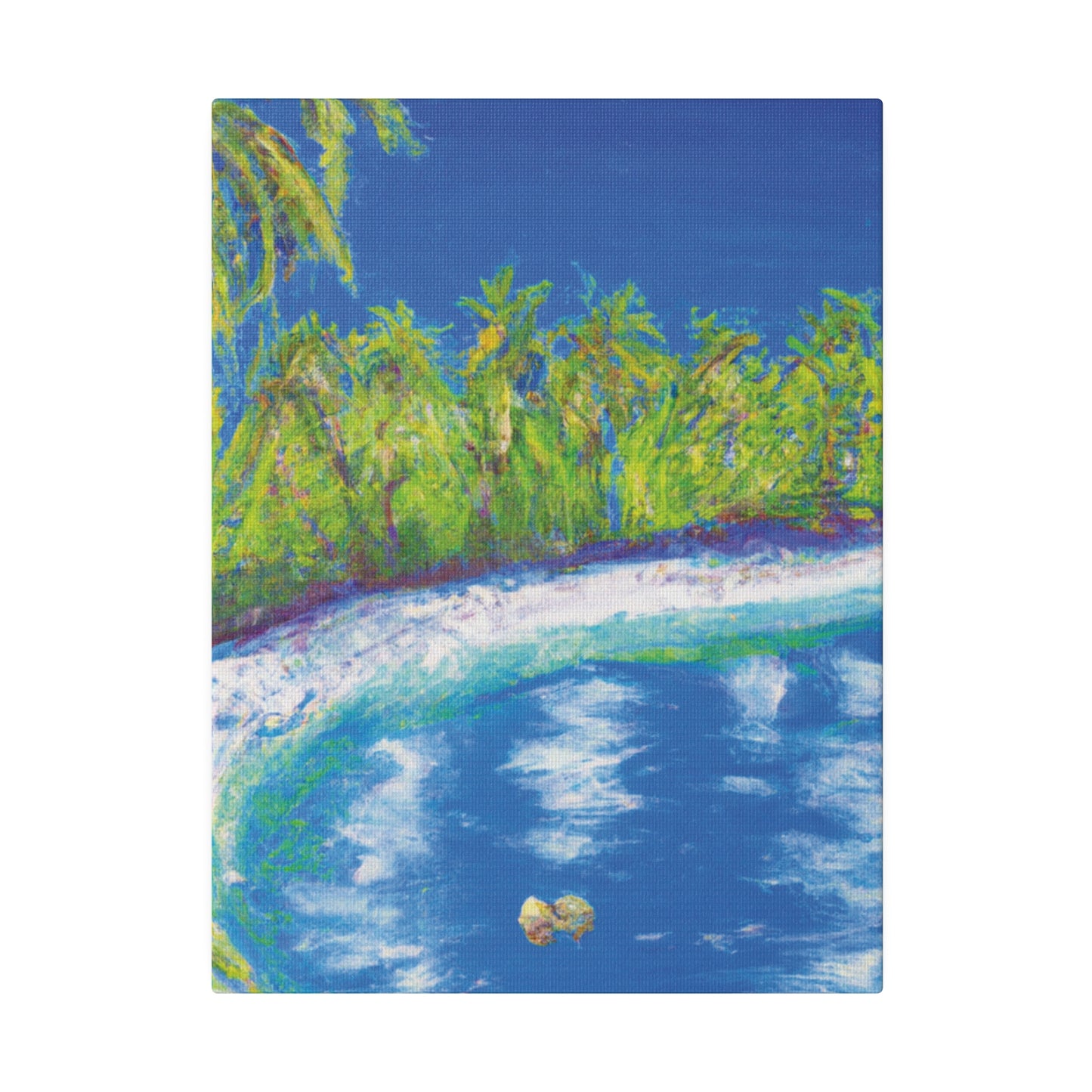 3798C - Bahamas Ocean Painting Print | Bahamas | Ocean | Beach | Poster | Home Decor | Wall Art | Canvas