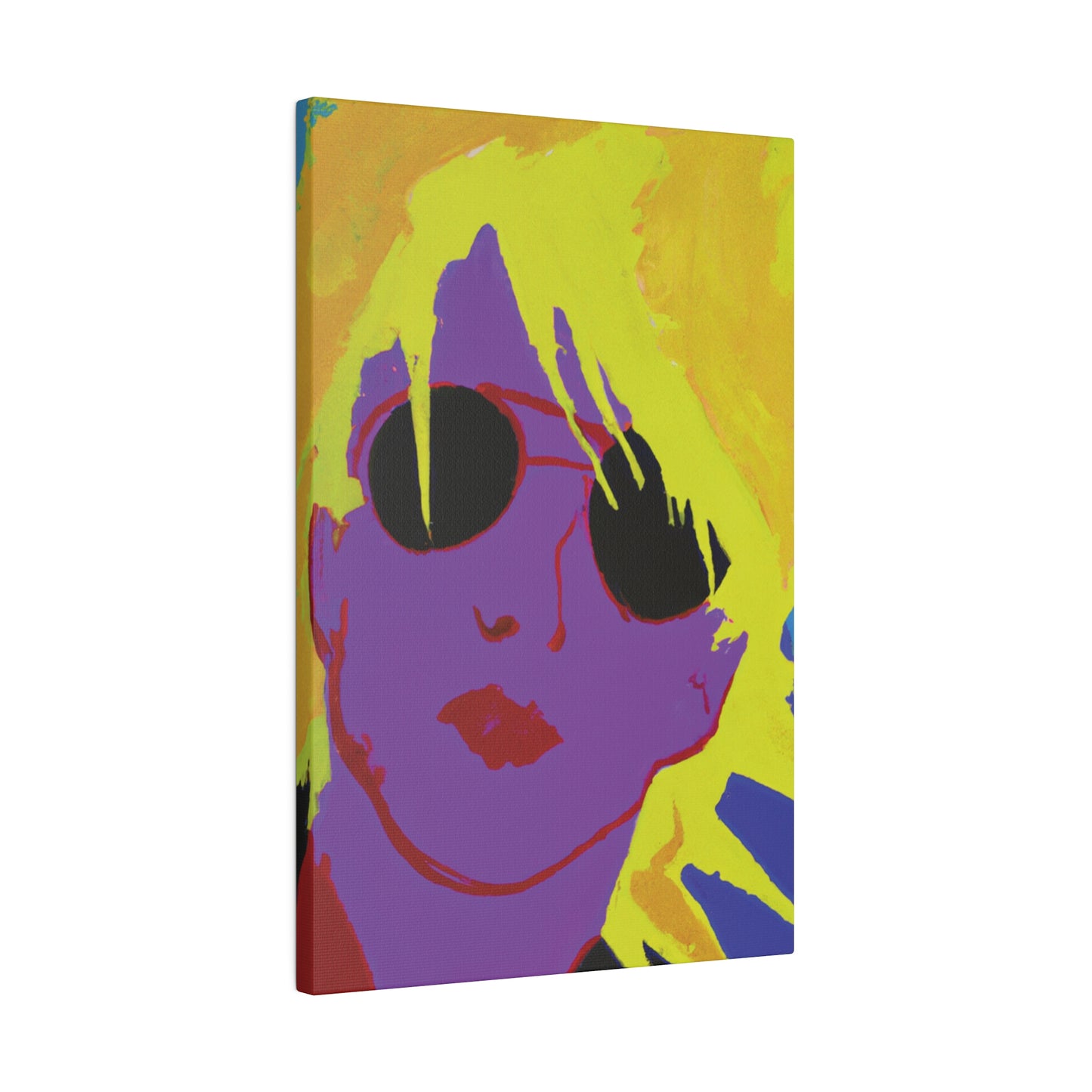 3022A - Rockstar Painting Print | Face | Abstract | Poster | Home Decor | Wall Art | Music Art | Canvas
