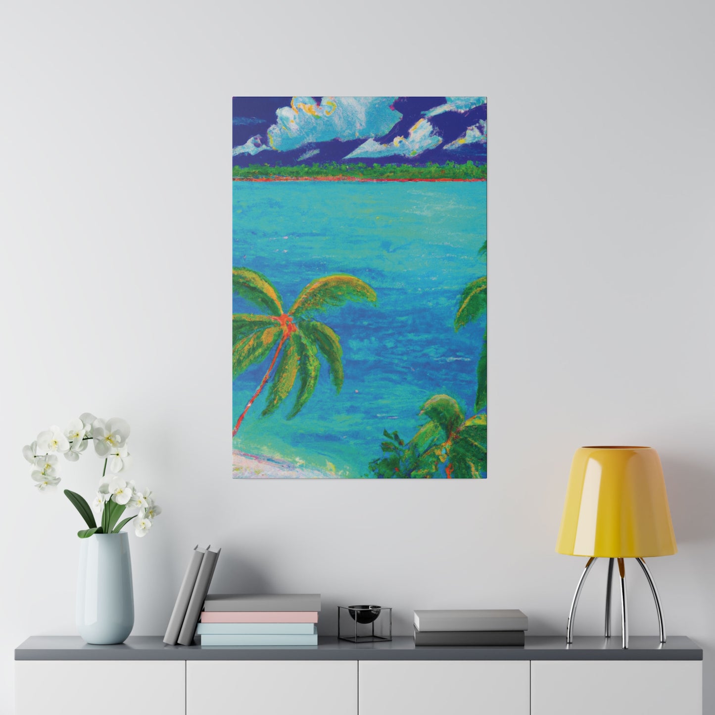 5654U - Bahamas Ocean Painting Print | Bahamas | Ocean | Beach | Poster | Home Decor | Wall Art | Canvas