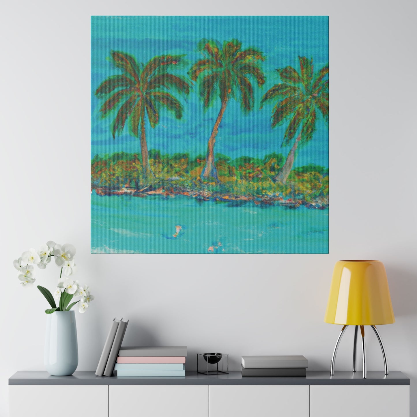 4205N - Bahamas Ocean Painting Print | Bahamas | Ocean | Beach | Poster | Home Decor | Wall Art | Canvas