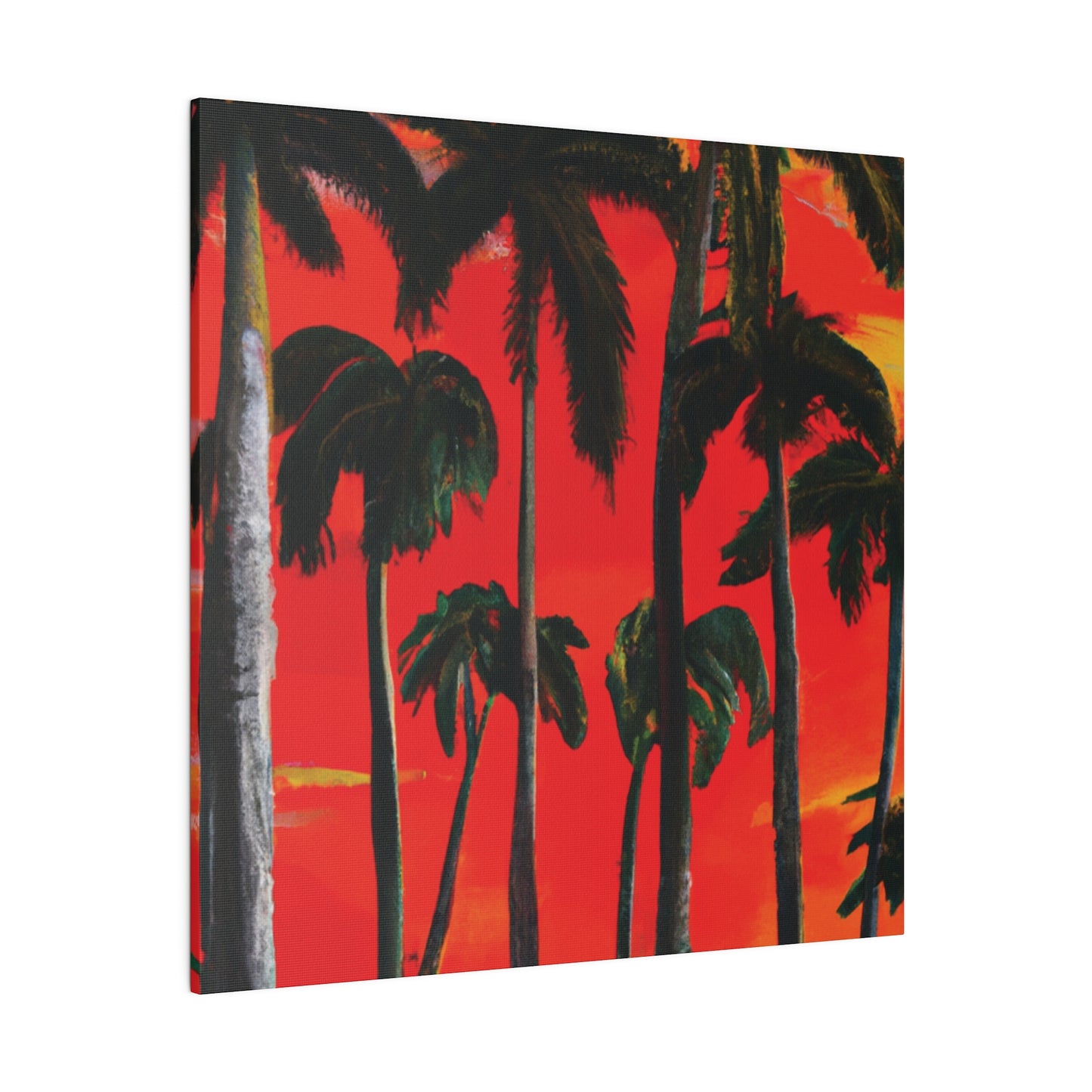 4286K - Miami Beach Sunset Painting Print | Miami | Beach | Sunset | Poster | Home Decor | Wall Art | Canvas