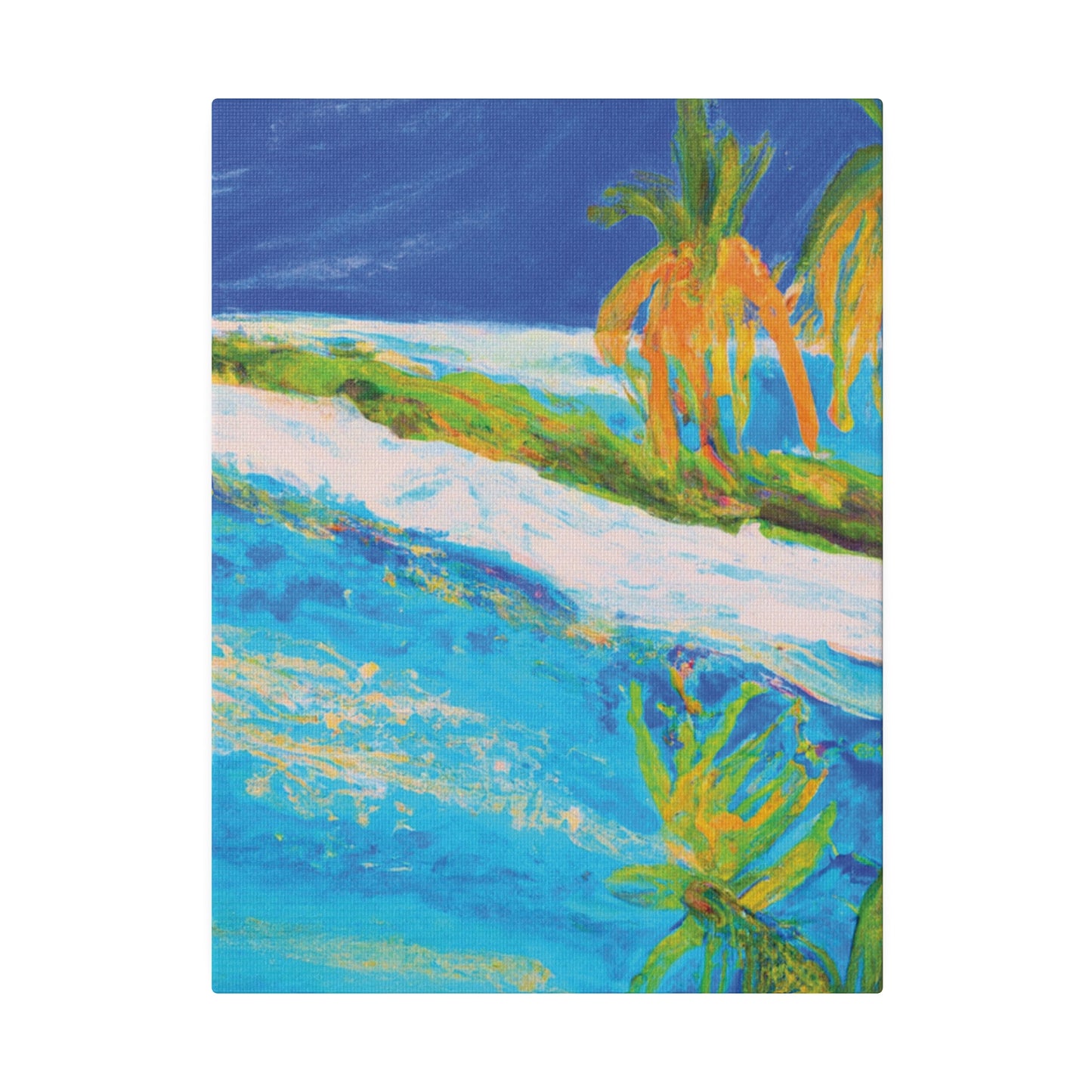 7697G - Bahamas Ocean Painting Print | Bahamas | Ocean | Beach | Poster | Home Decor | Wall Art | Canvas