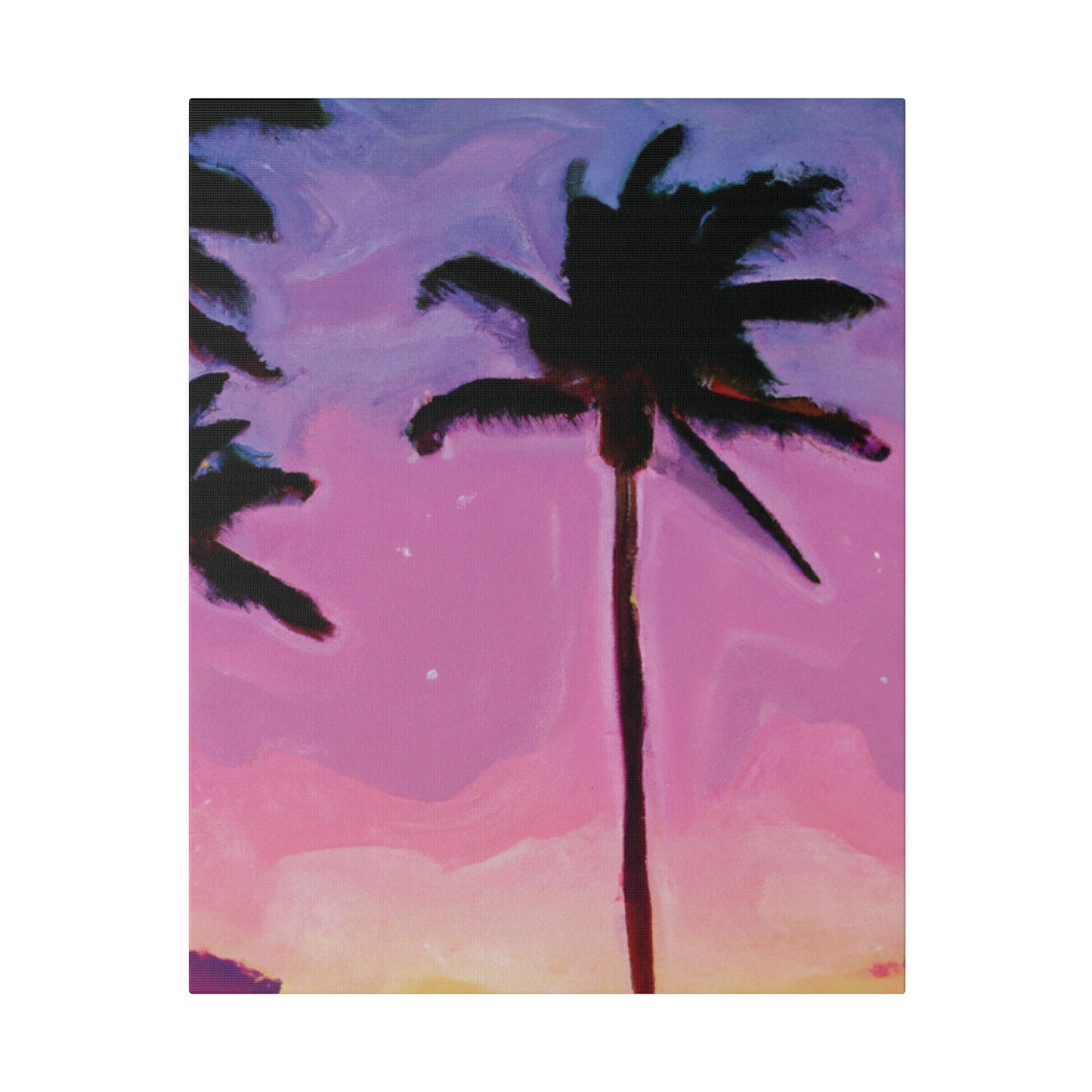 7801Y - Miami Beach Sunset Painting Print | Miami | Beach | Sunset | Poster | Home Decor | Wall Art | Canvas