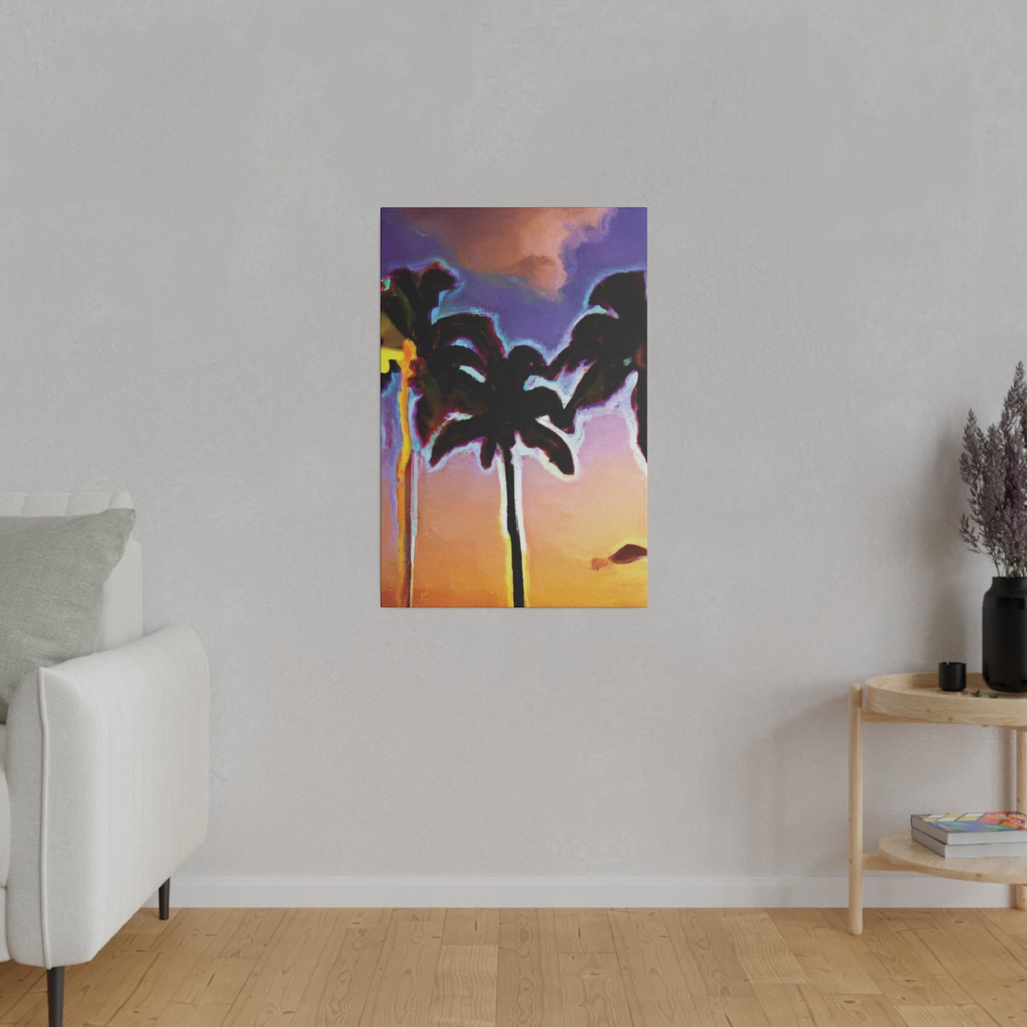 9603V - Miami Beach Sunset Painting Print | Miami | Beach | Sunset | Poster | Home Decor | Wall Art | Canvas