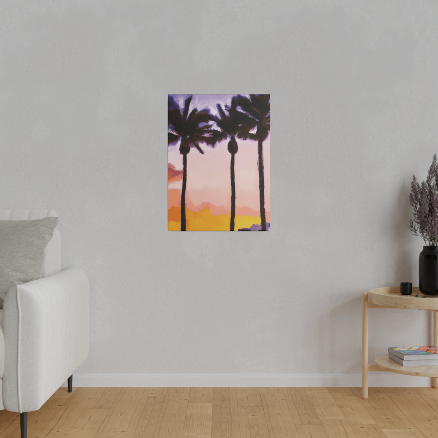 9366G - Miami Beach Sunset Painting Print | Miami | Beach | Sunset | Poster | Home Decor | Wall Art | Canvas