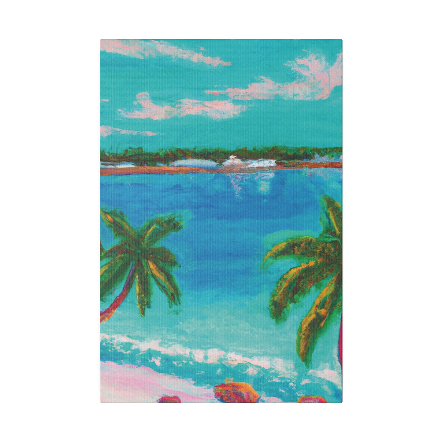 6836G - Bahamas Ocean Painting Print | Bahamas | Ocean | Beach | Poster | Home Decor | Wall Art | Canvas