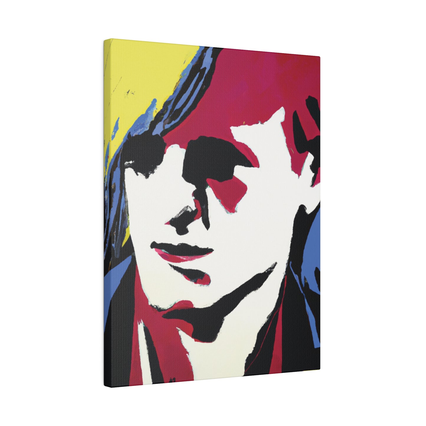8246E - Rockstar Painting Print | Face | Abstract | Poster | Home Decor | Wall Art | Music Art | Canvas