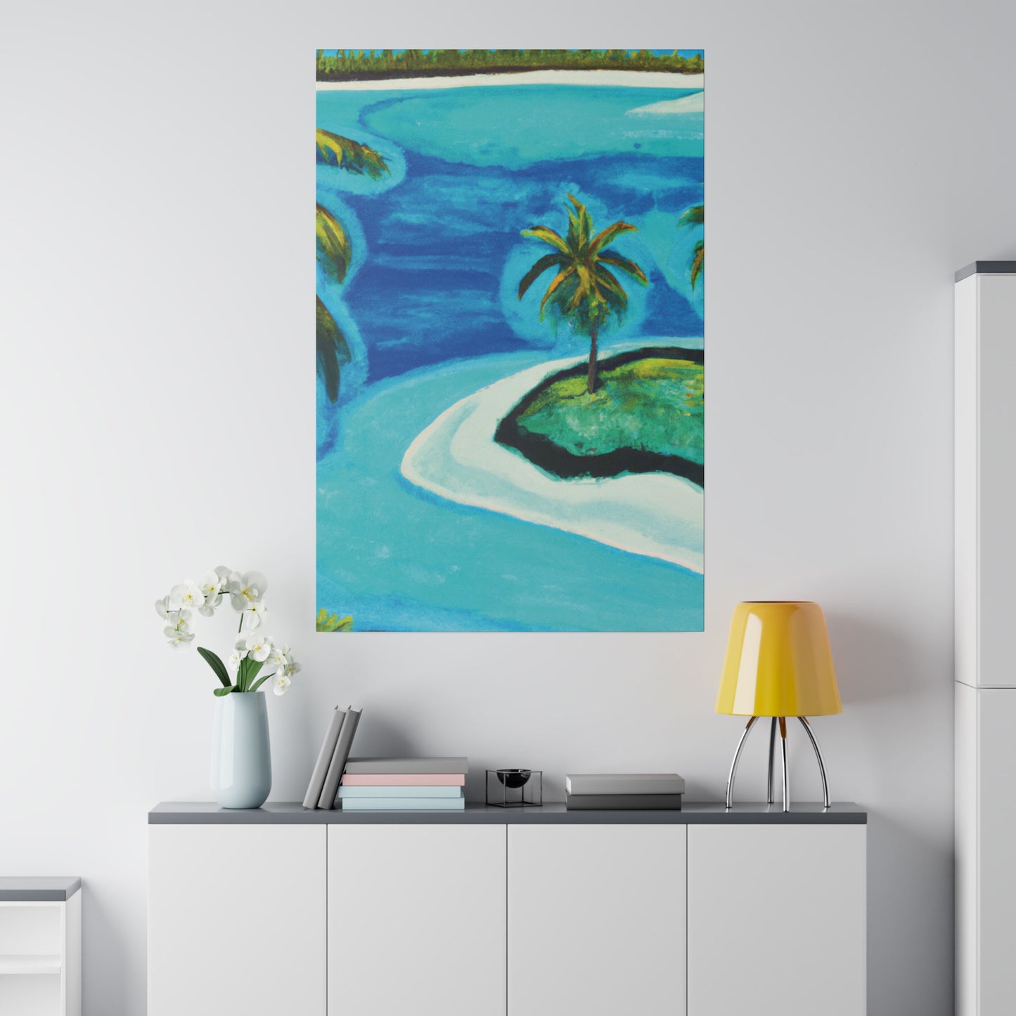 4265U - Bahamas Ocean Painting Print | Bahamas | Ocean | Beach | Poster | Home Decor | Wall Art | Canvas