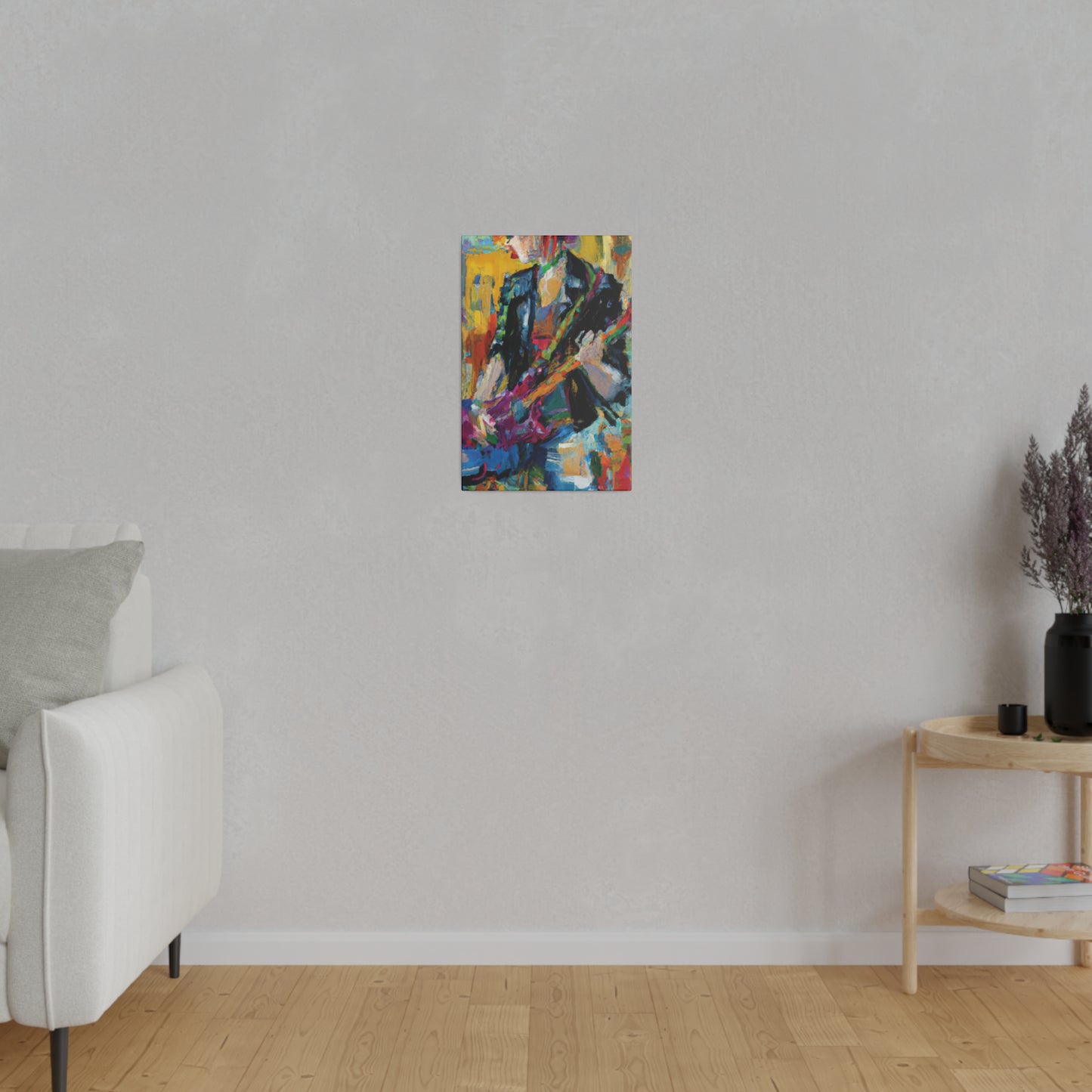 4813Q - Rockstar Oil Painting Style Print | Poster | Home Decor | Wall Art | Music Art | Canvas