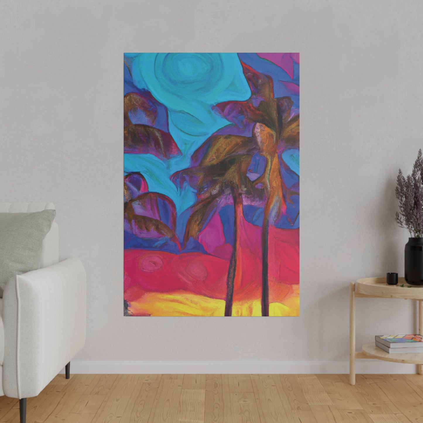 6709Z - Miami Beach Sunset Painting Print | Miami | Beach | Sunset | Poster | Home Decor | Wall Art | Canvas