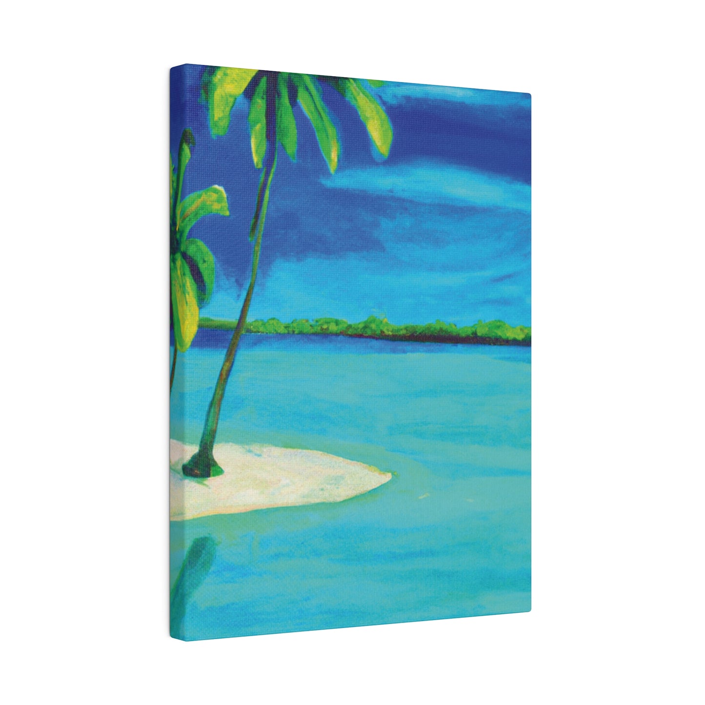7352P - Bahamas Ocean Painting Print | Bahamas | Ocean | Beach | Poster | Home Decor | Wall Art | Canvas