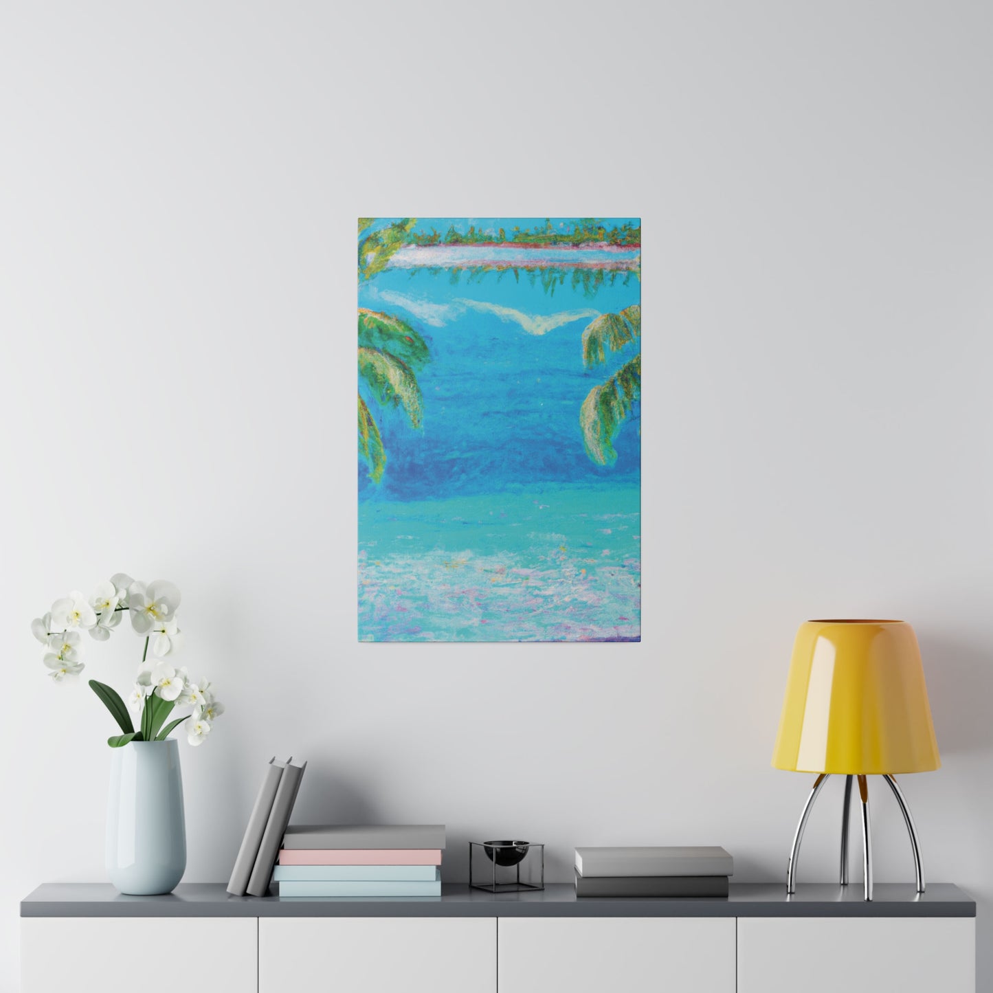 8159P - Bahamas Ocean Painting Print | Bahamas | Ocean | Beach | Poster | Home Decor | Wall Art | Canvas