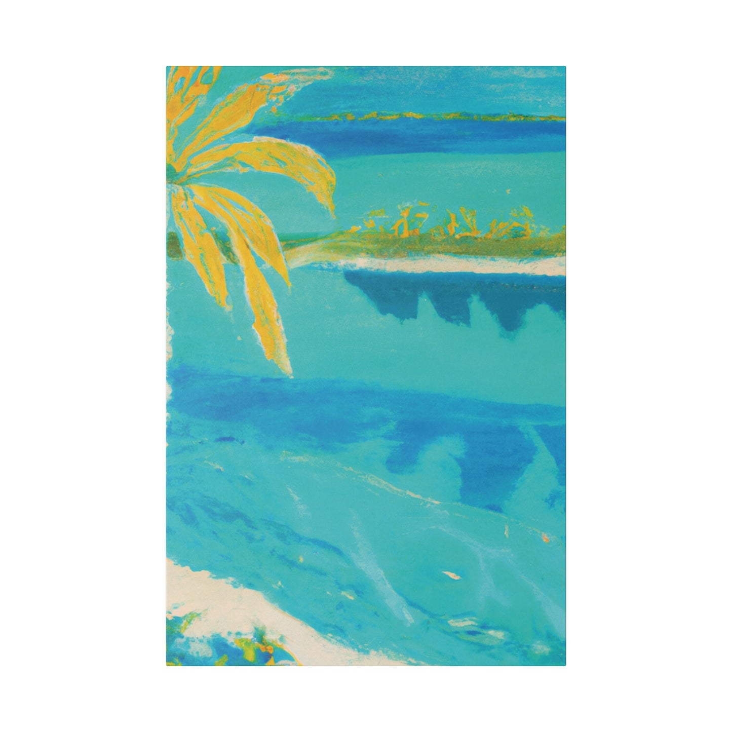 9110Q - Bahamas Ocean Painting Print | Bahamas | Ocean | Beach | Poster | Home Decor | Wall Art | Canvas